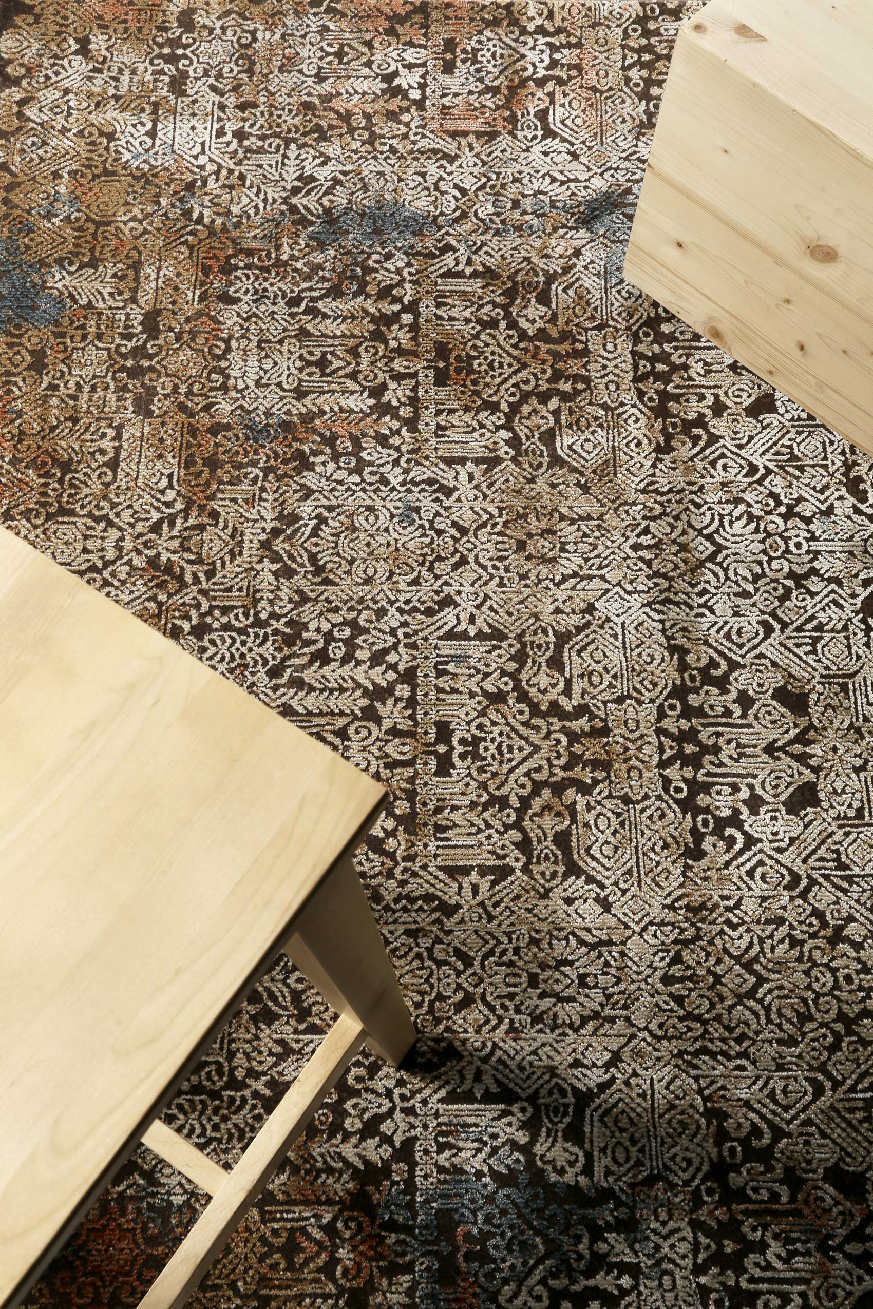 Teppich Braun Vintage 