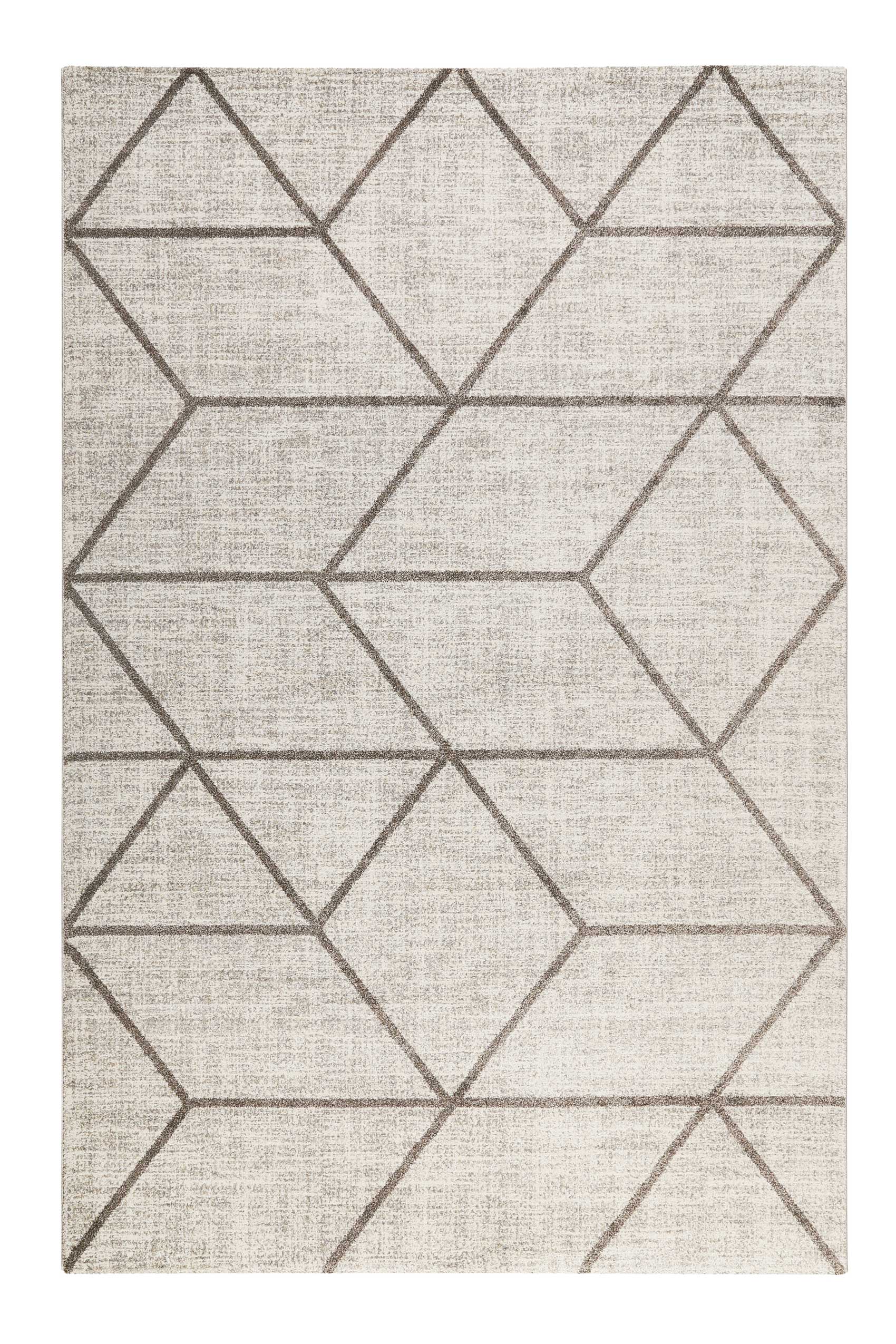 Teppich Beige Taupe Kurzflor 