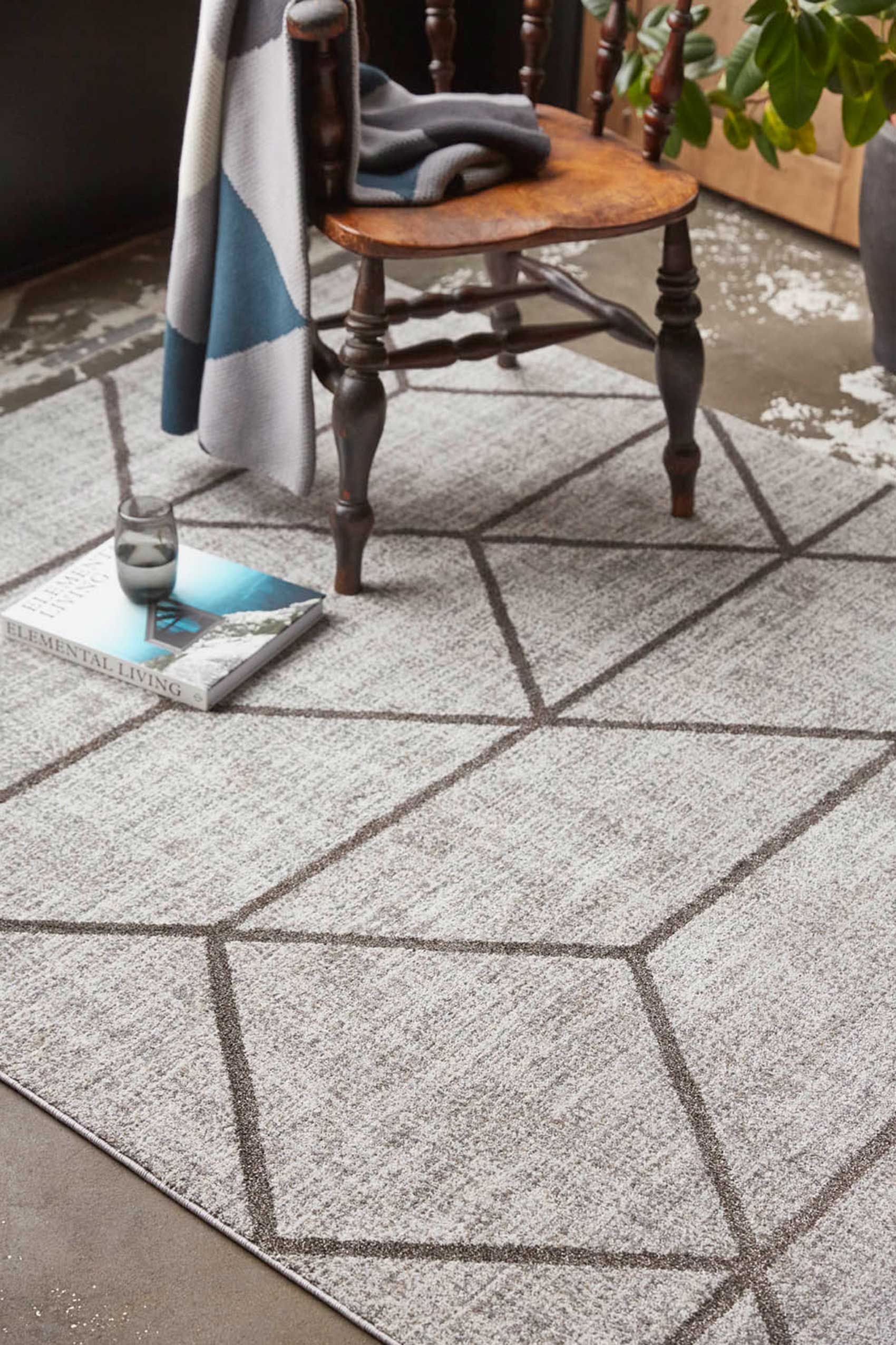 Teppich Beige Taupe Kurzflor 