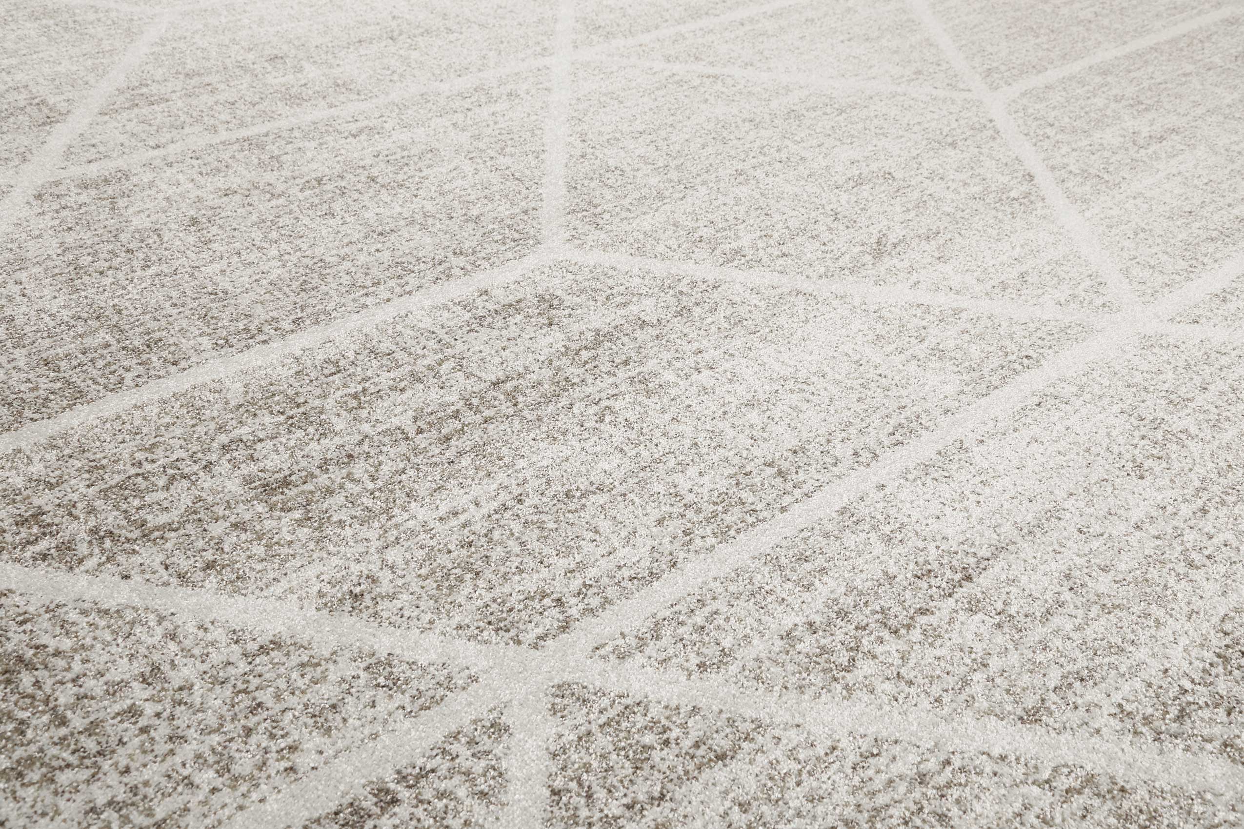 Teppich Grau Sand Kurzflor 