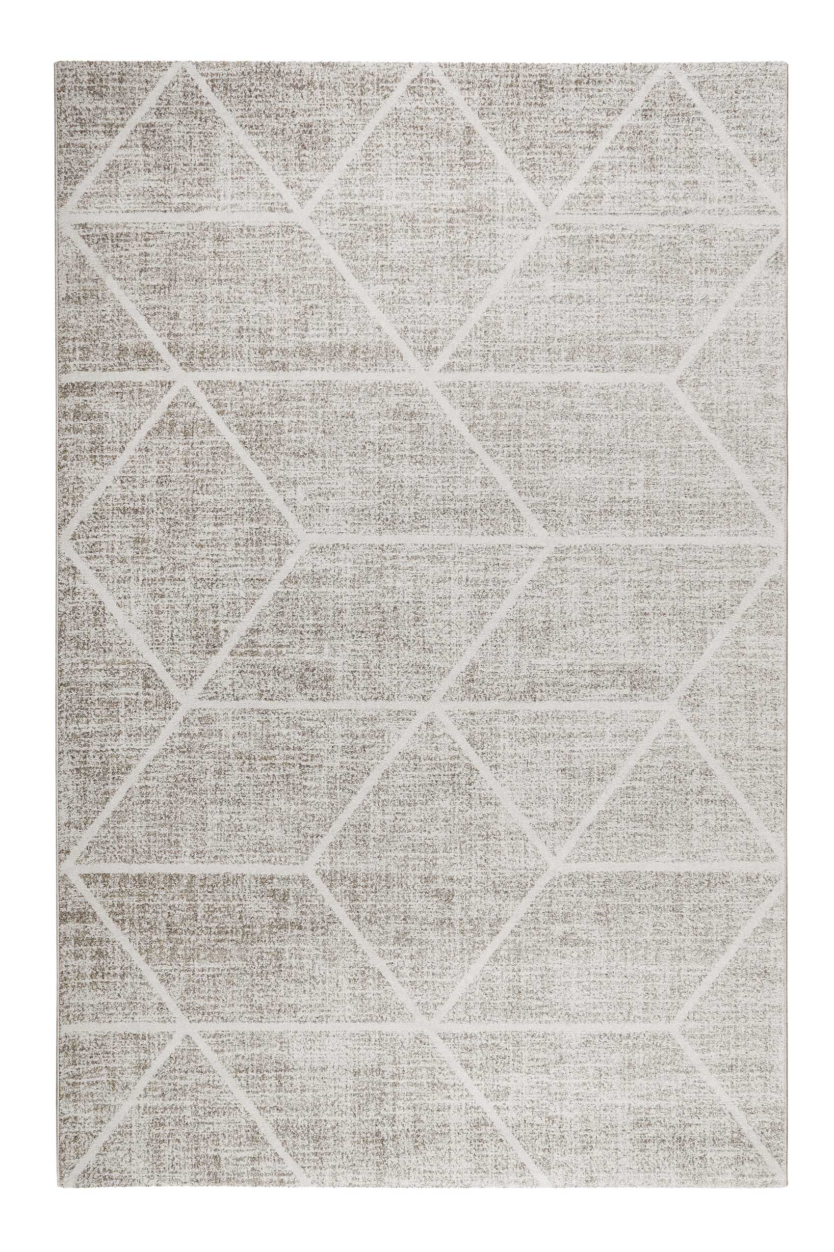 Teppich Grau Sand Kurzflor 