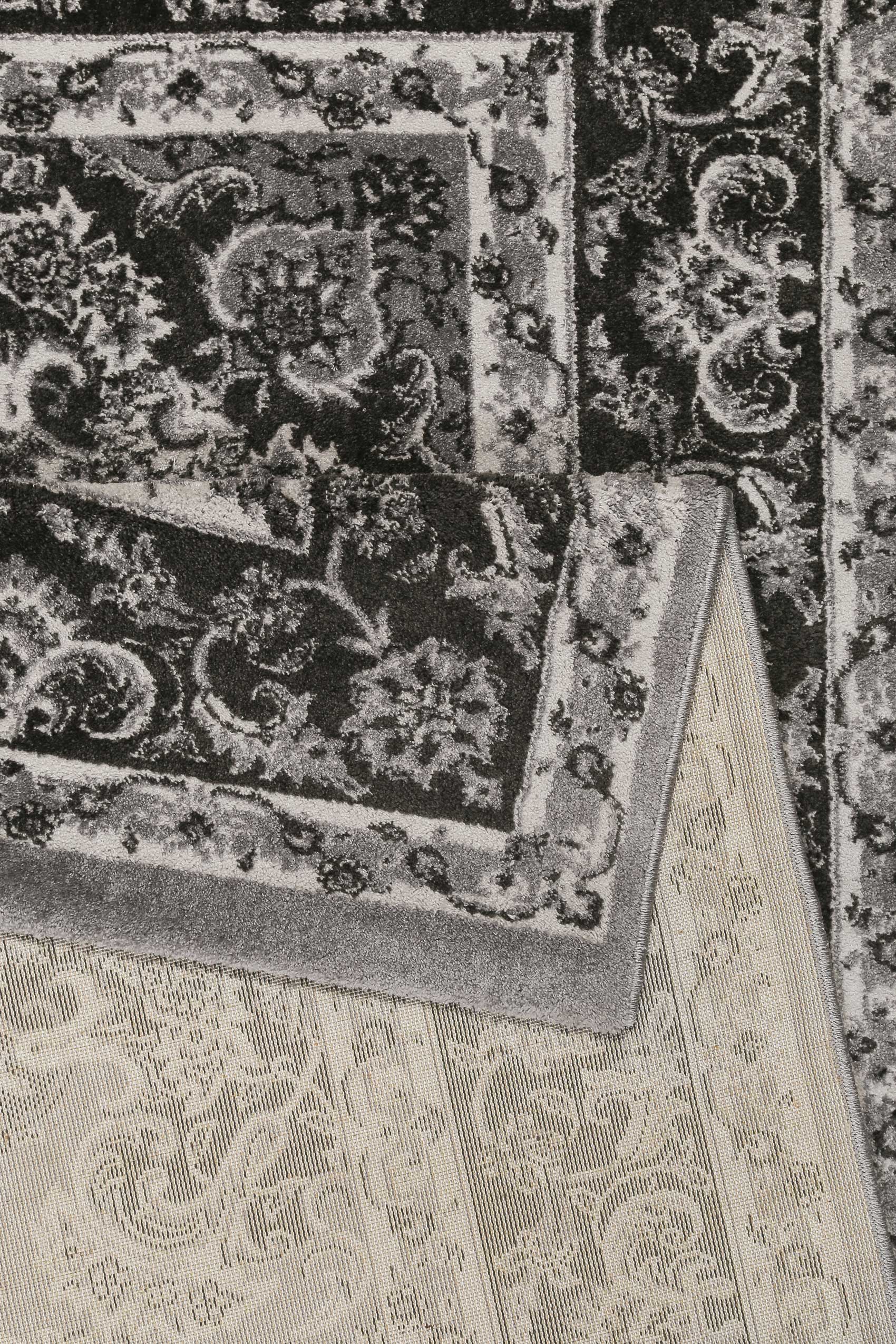 Teppich Grau Anthrazit Kurzflor » Bristol « WECONhome - Ansicht 3