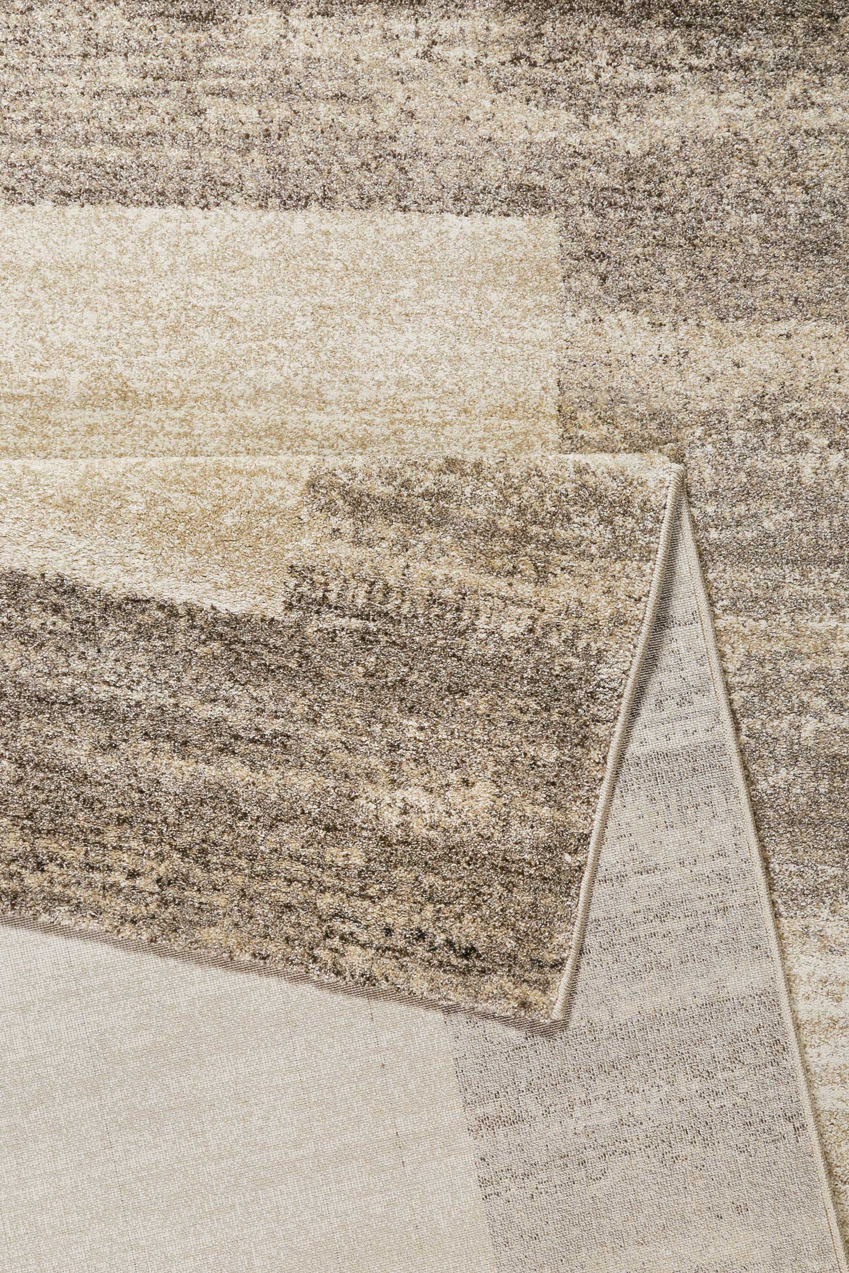 Teppich Beige Creme Kurzflor 
