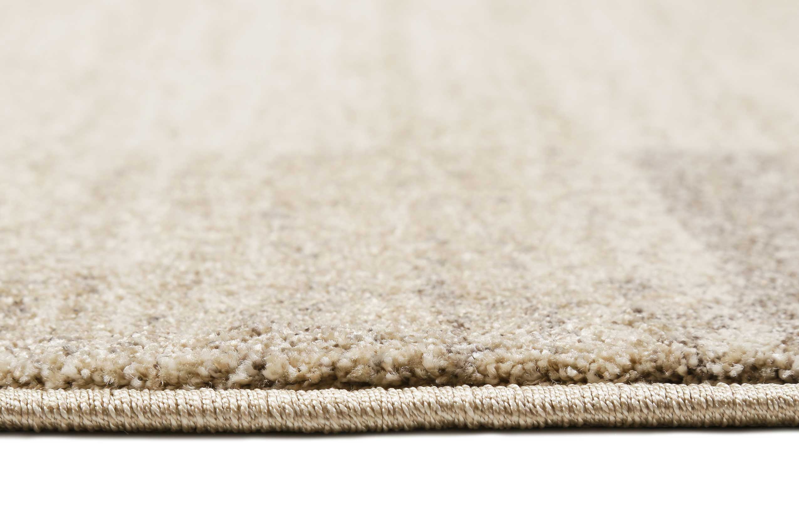 Teppich Beige Creme Kurzflor 