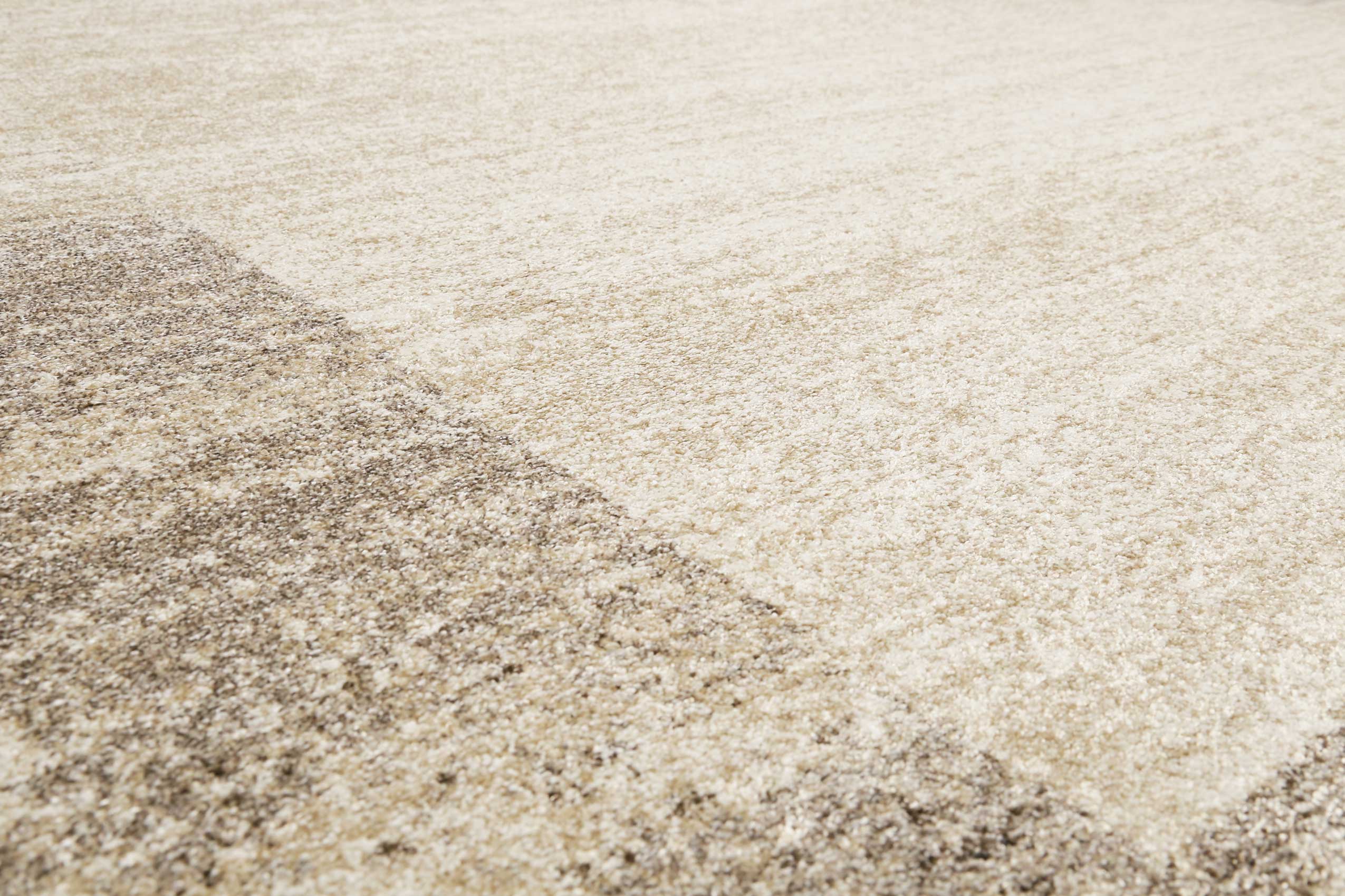 Teppich Beige Creme Kurzflor 