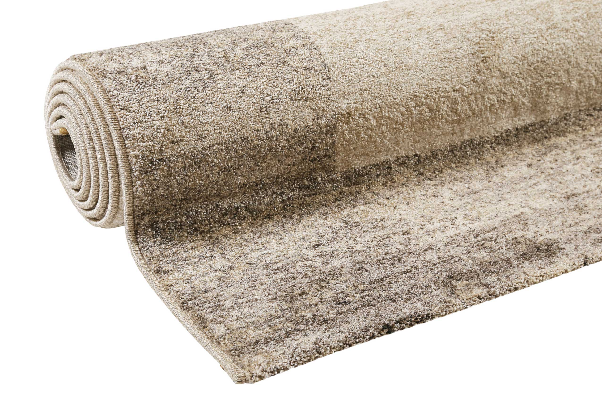Teppich Beige Creme Kurzflor 