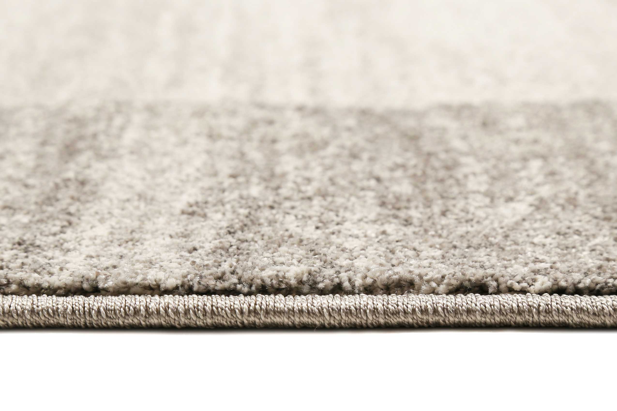 Teppich Grau Silber Kurzflor 