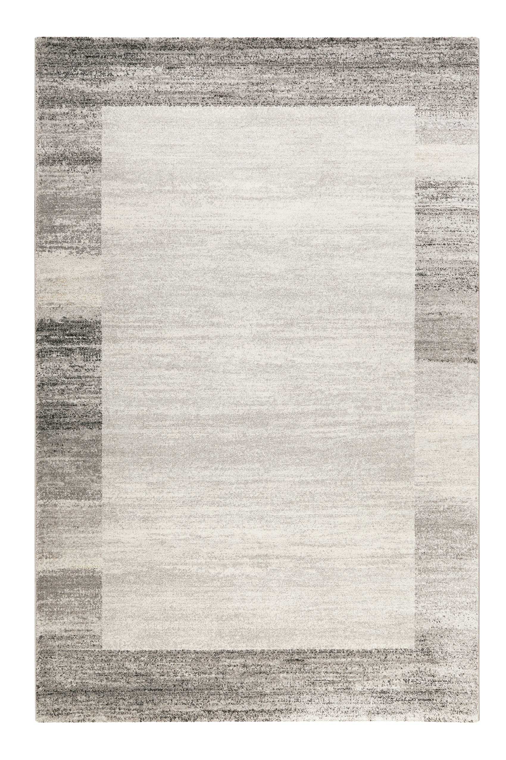 Teppich Grau Silber Kurzflor 