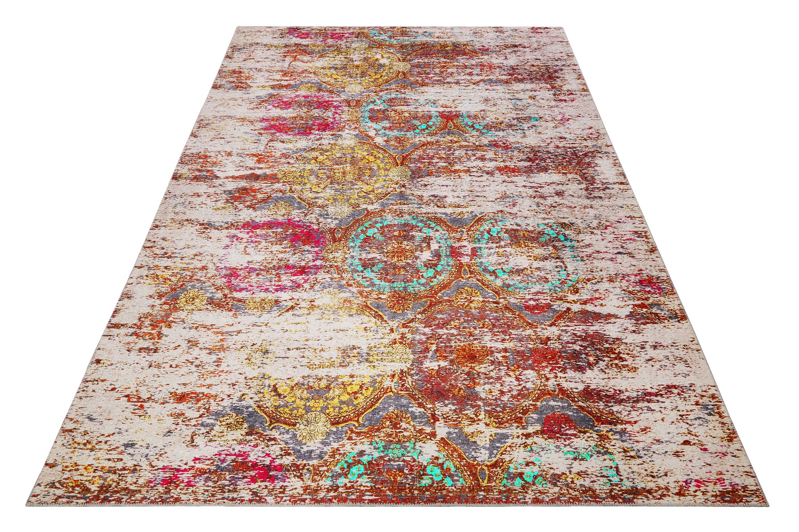 Teppich Bunt Vintage 