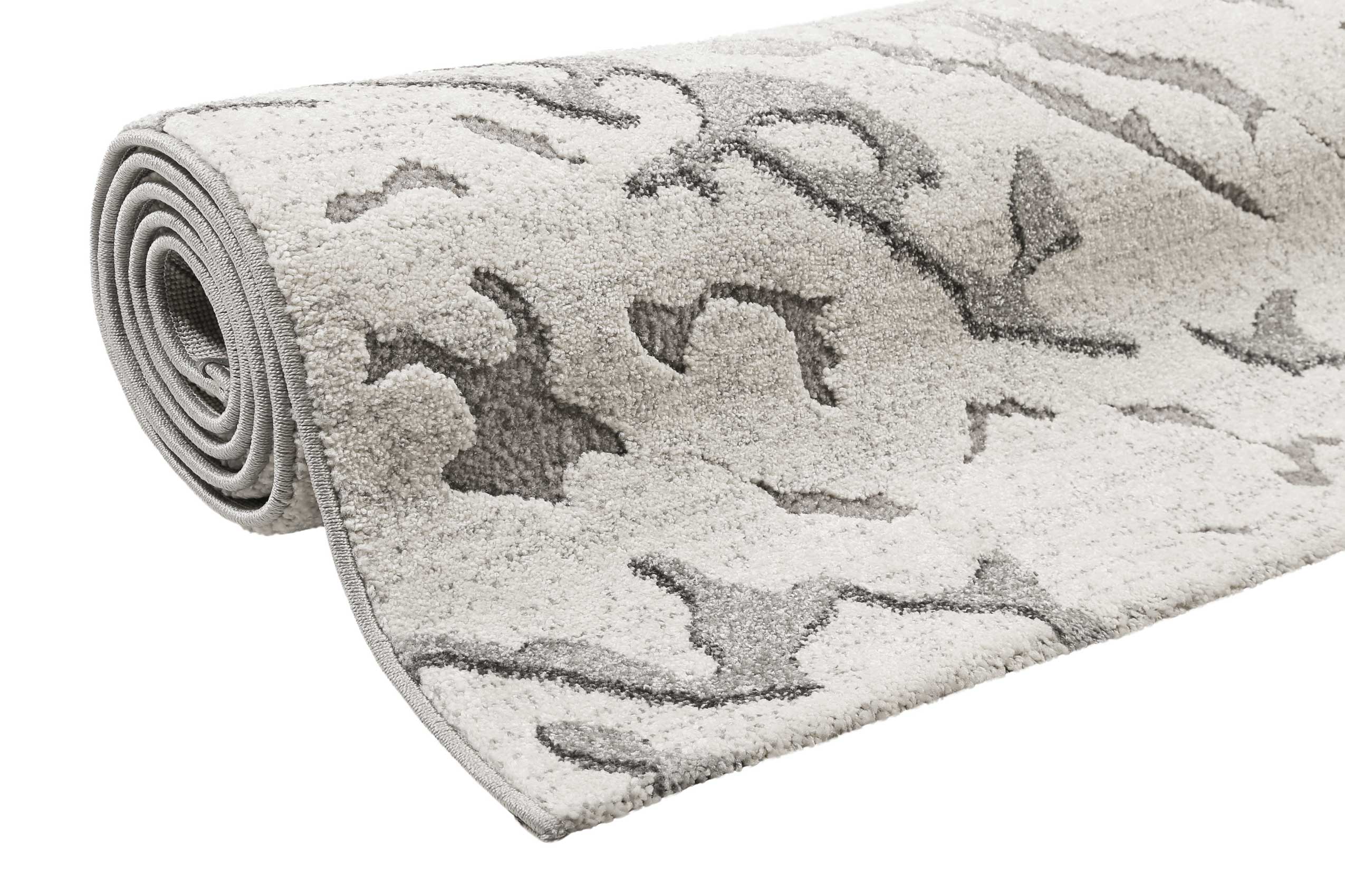 Teppich Grau Silber Kurzflor » Forest « WECONhome - Ansicht 7