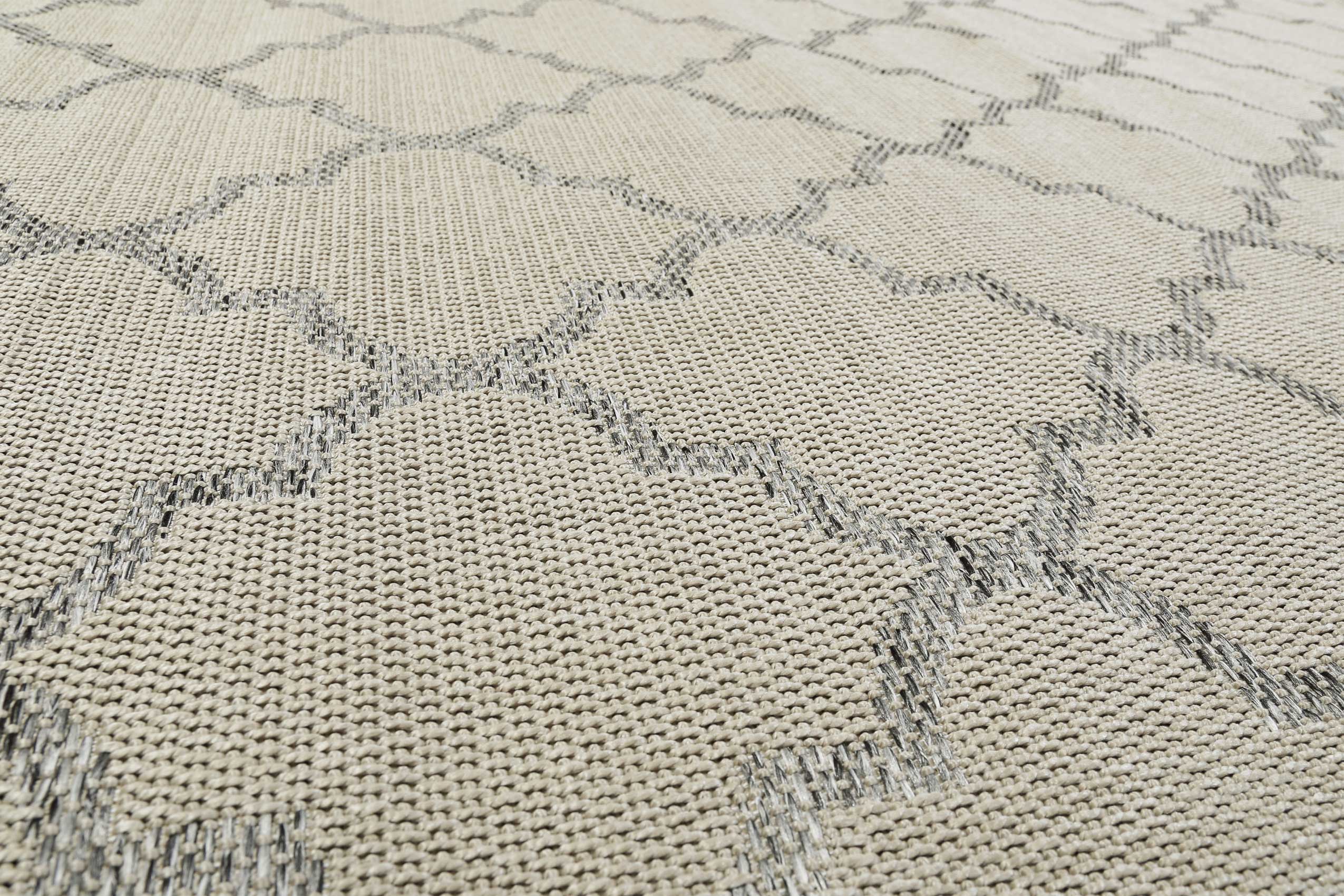 Outdoor Teppich Beige Grau 