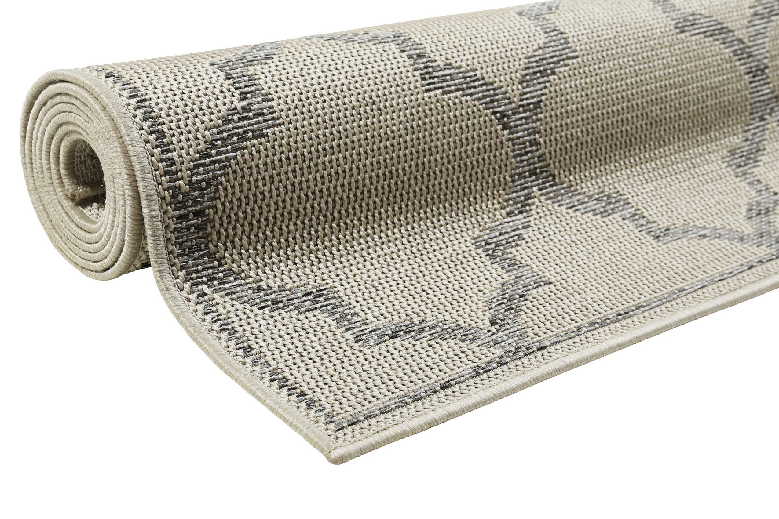 Outdoor Teppich Beige Grau 