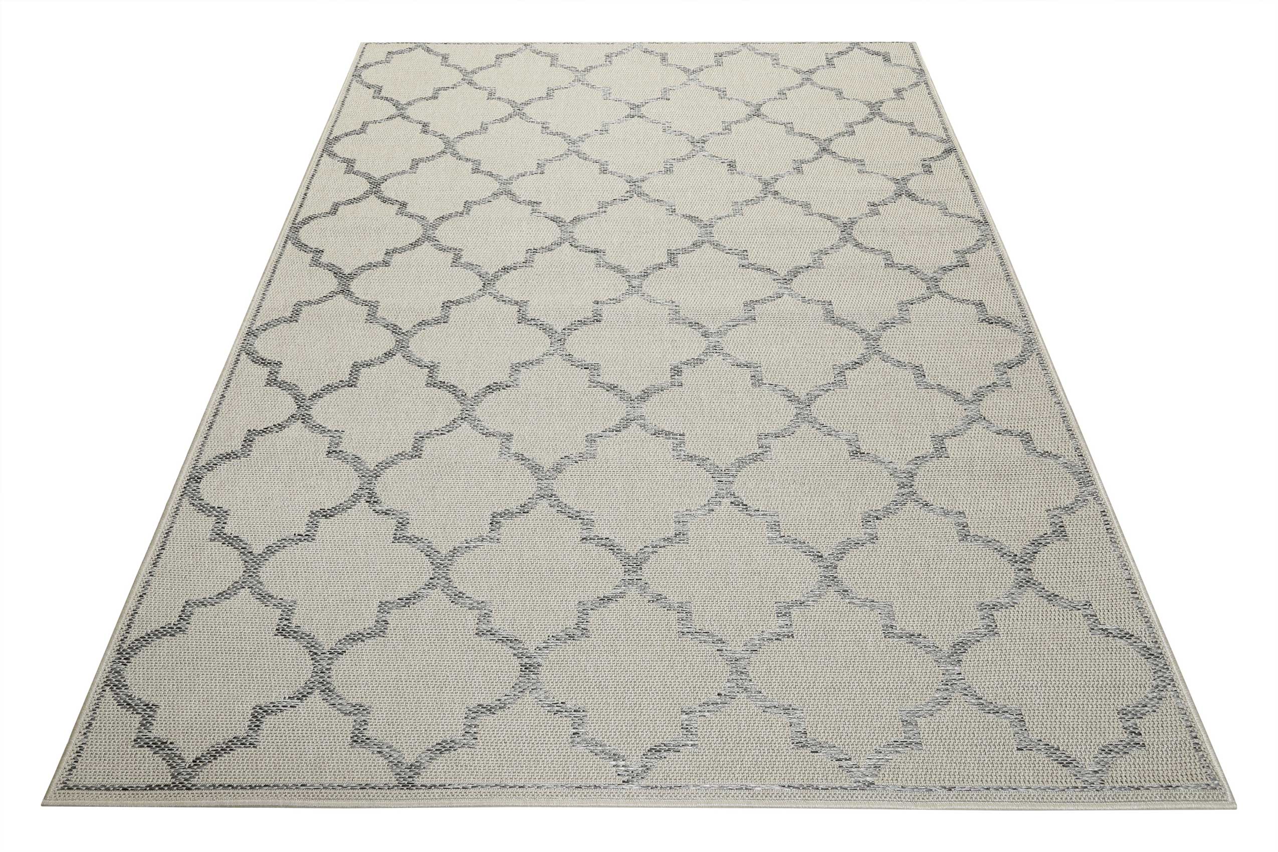 Outdoor Teppich Beige Grau 