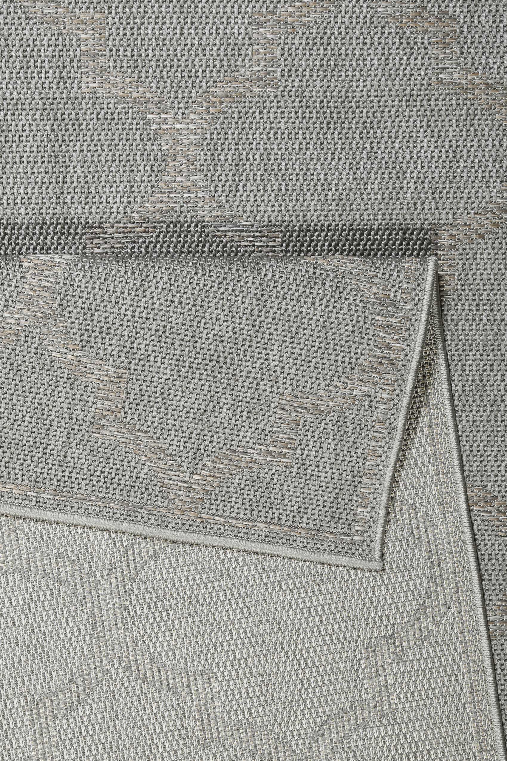 Outdoor Teppich Grau Silber » Gleamy « WECONhome - Ansicht 3