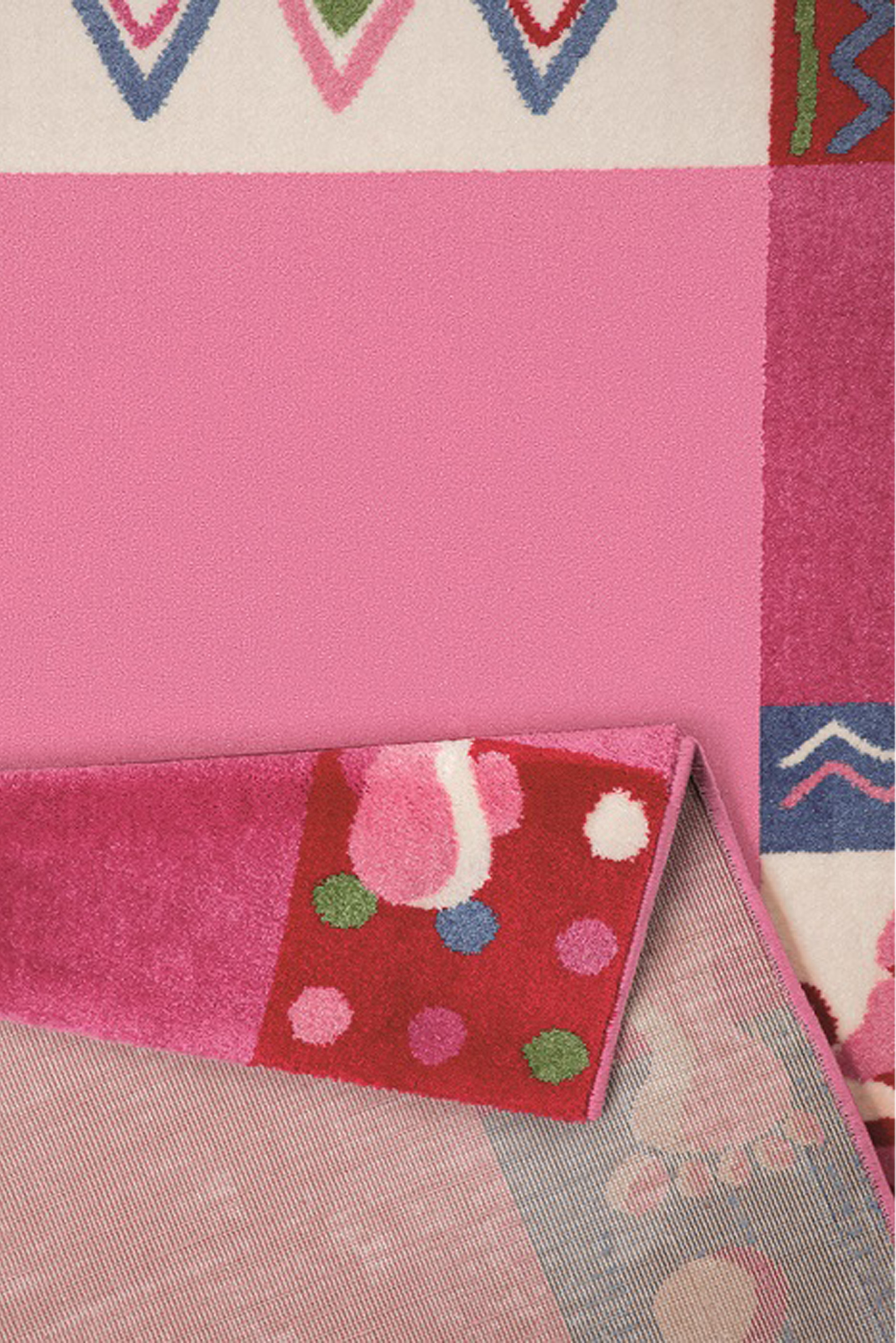 Kinderteppich Rosa Pink 