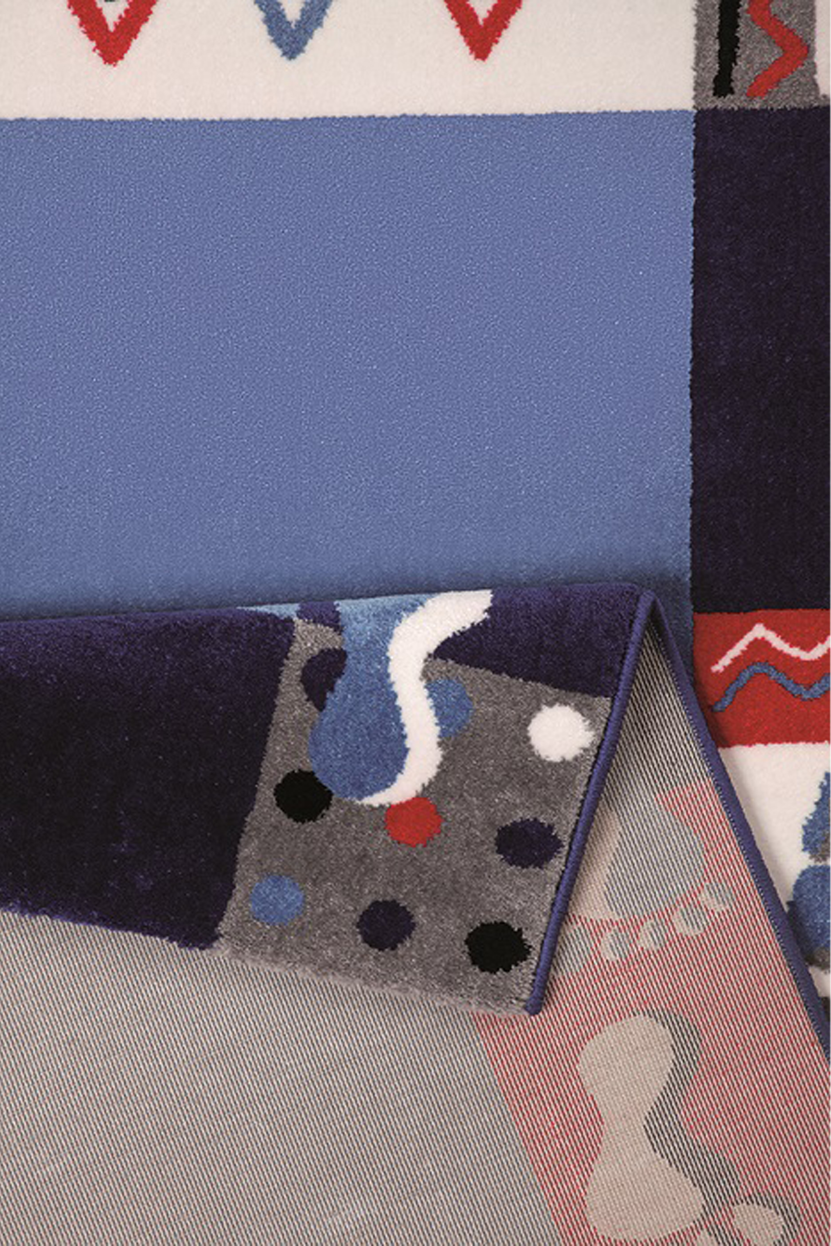 Kinderteppich Blau 