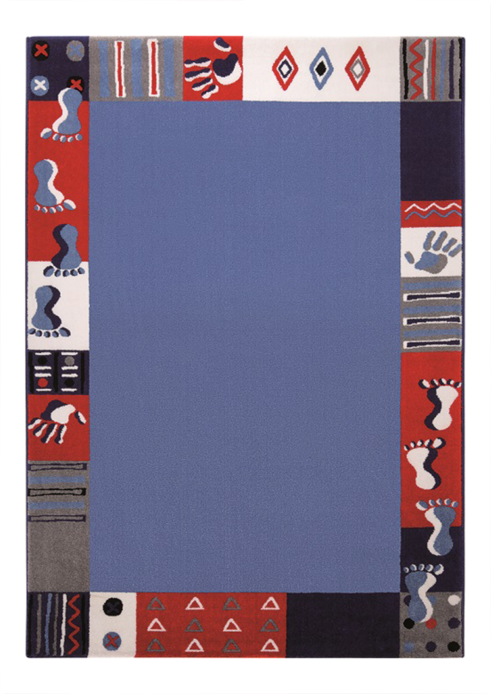 Kinderteppich Blau 
