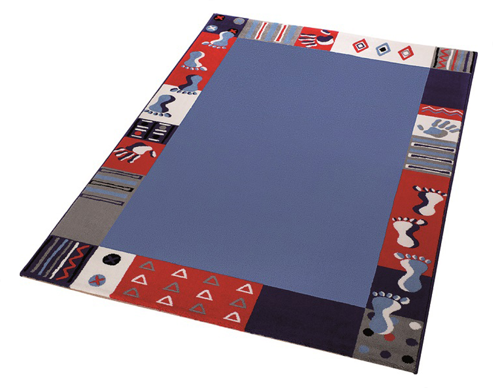 Kinderteppich Blau 