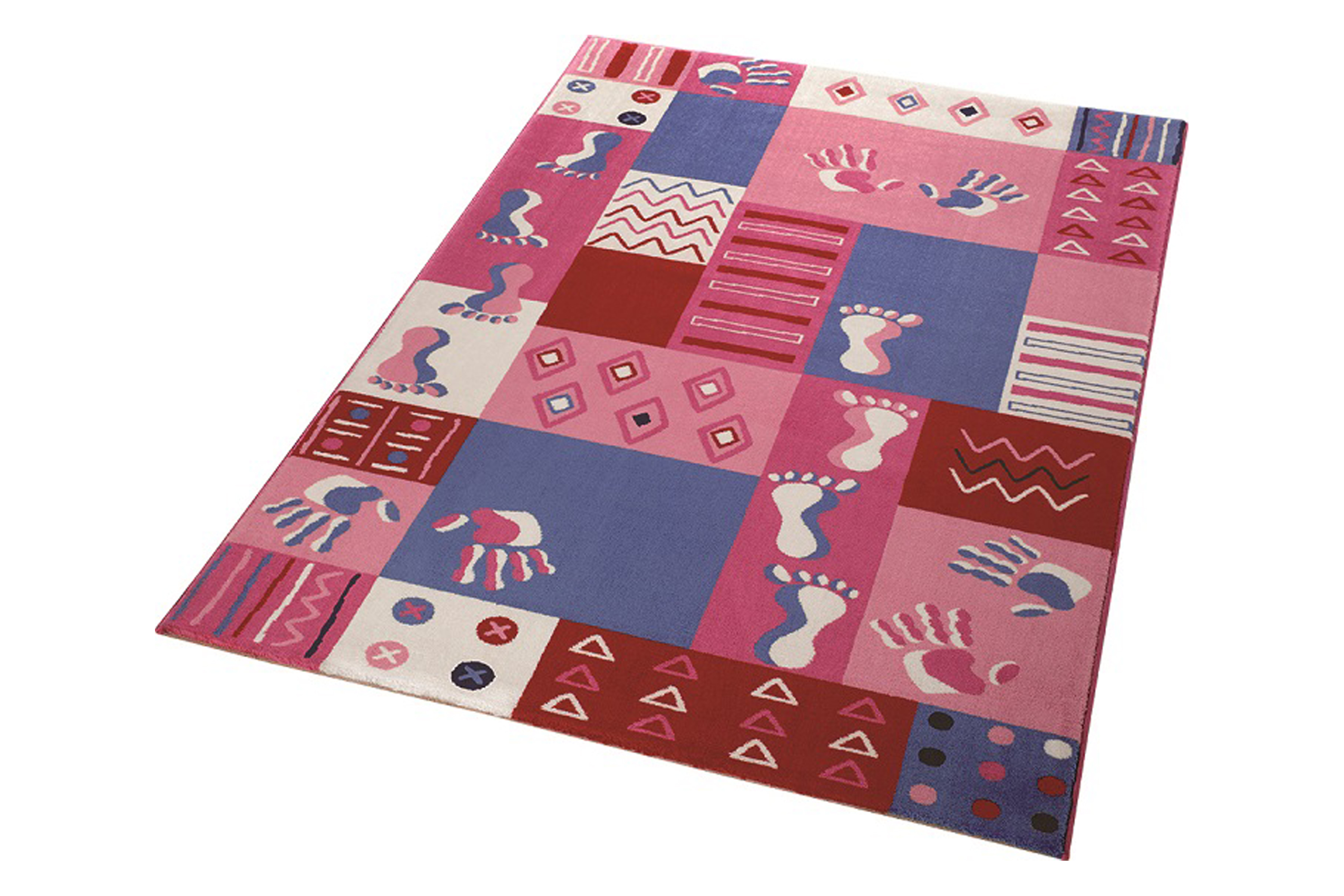 Kinderteppich Rosa » Hand&Feet « WECONhome - Ansicht 2