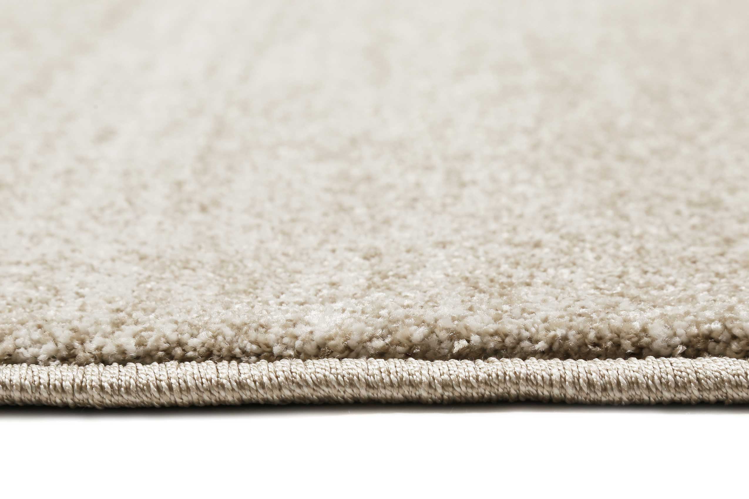 Teppich Beige Creme Kurzflor 