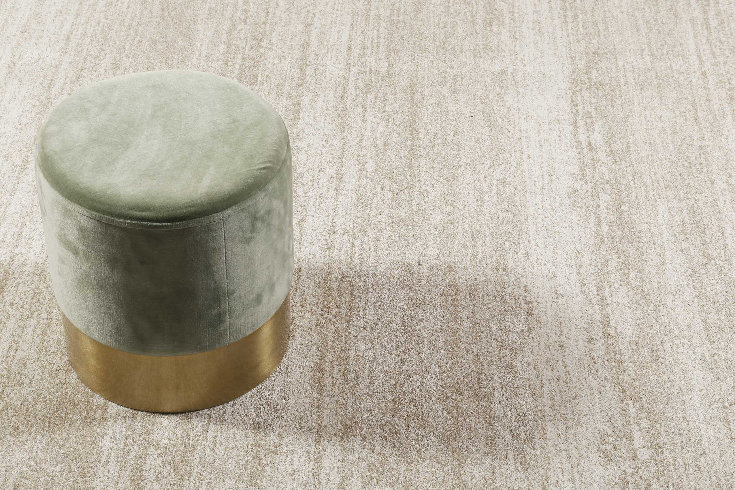 Teppich Beige Creme Kurzflor 