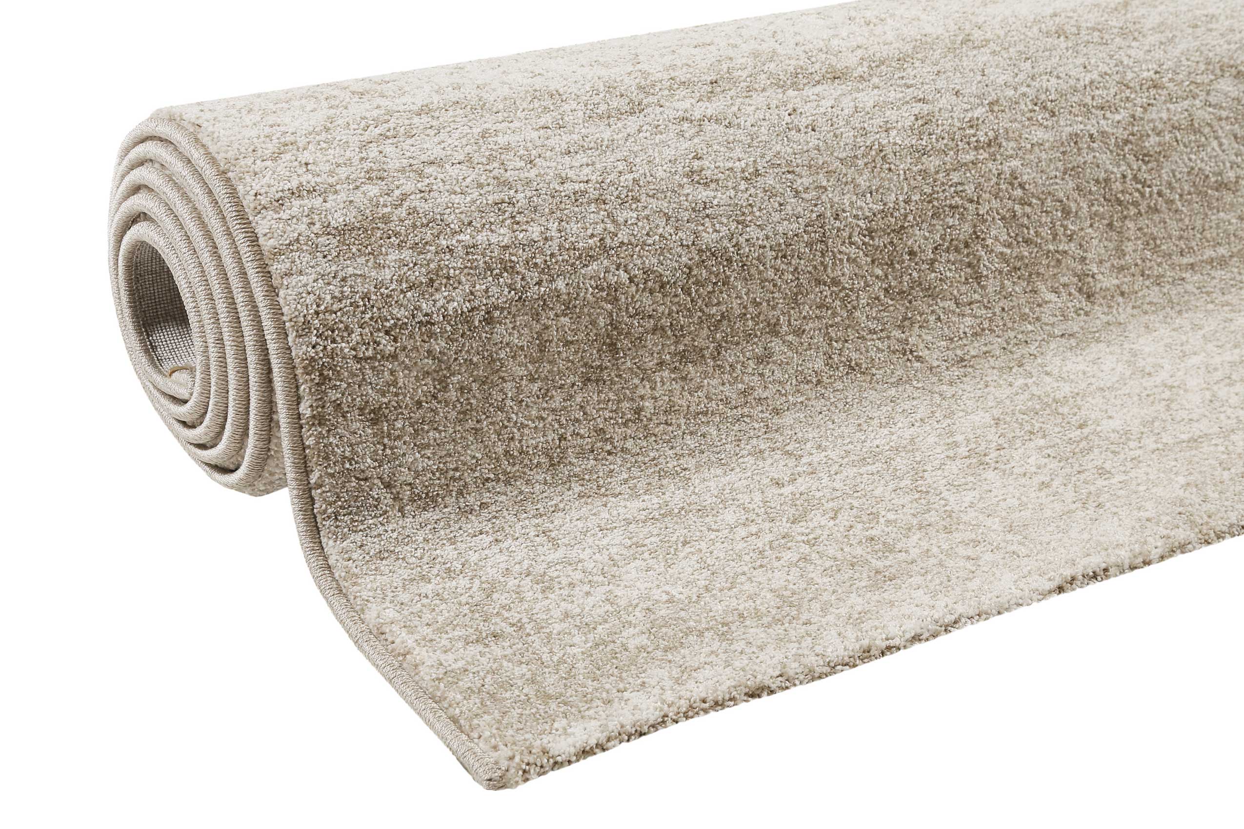 Teppich Beige Creme Kurzflor 