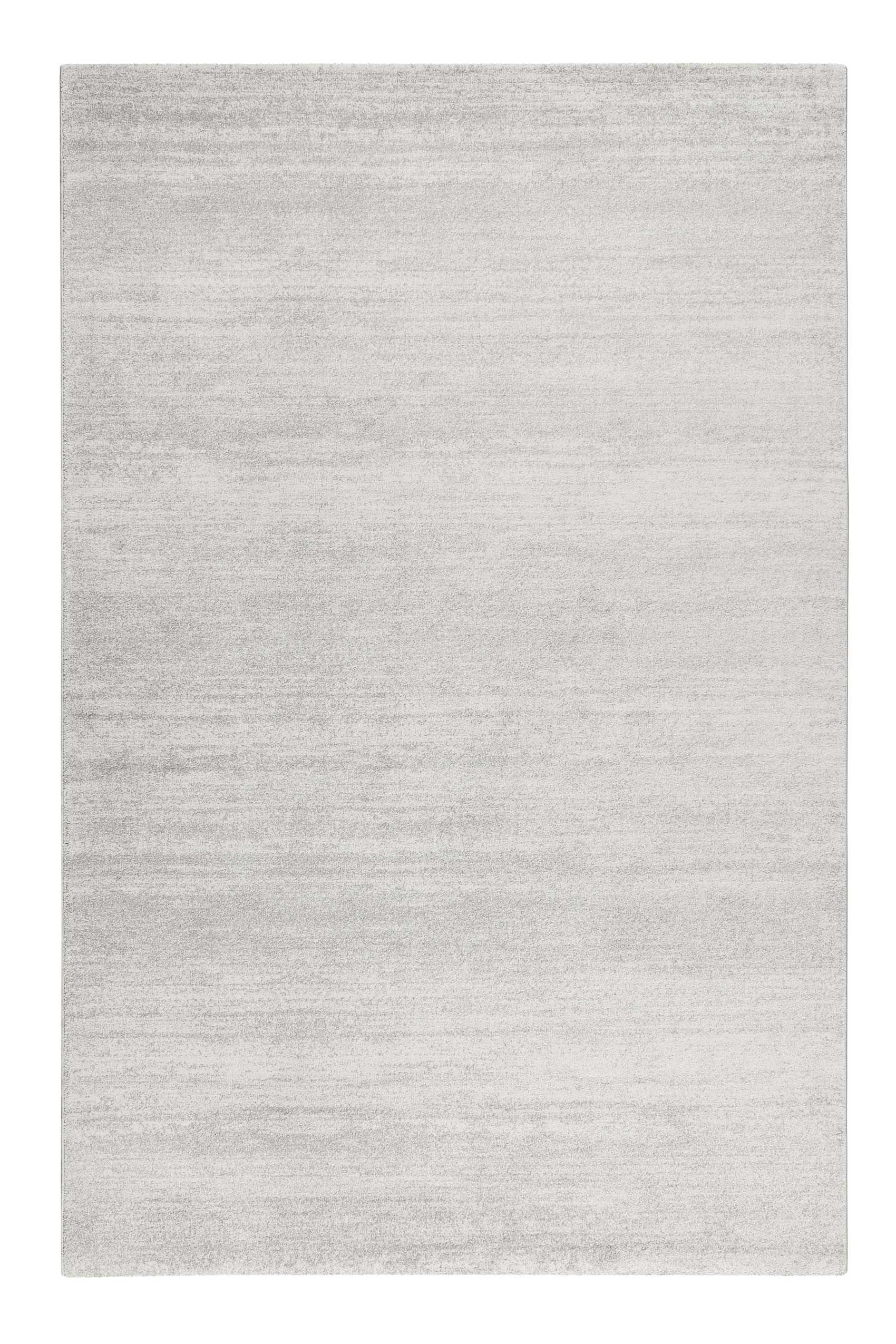 Teppich Silber Creme Kurzflor 