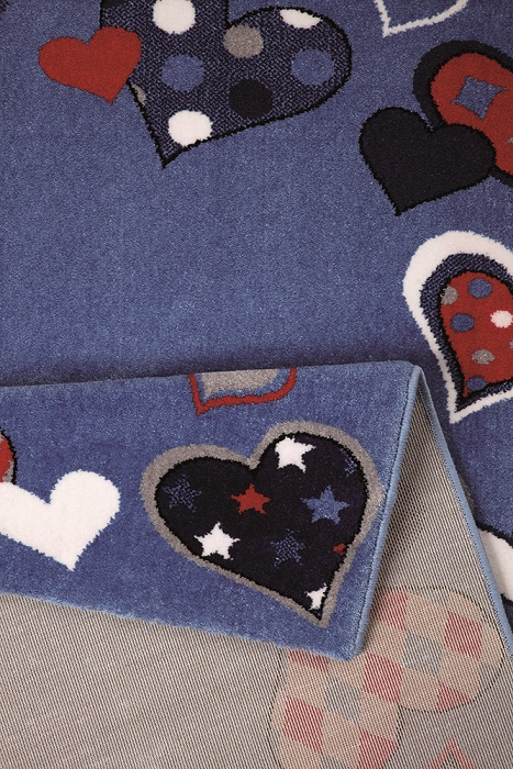 Kinderteppich Blau 