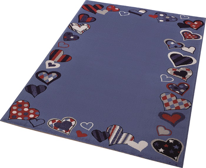 Kinderteppich Blau 