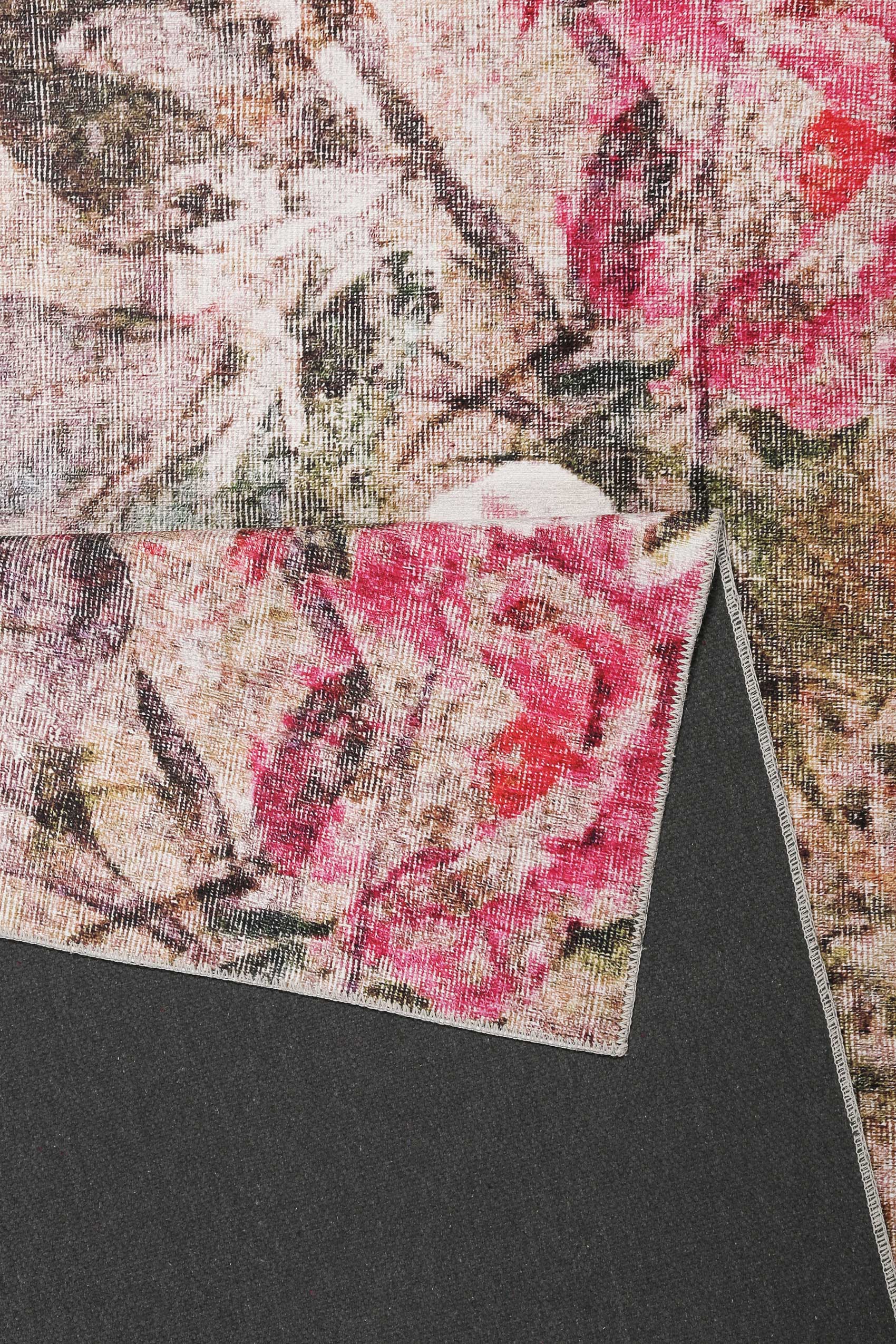 Vintage Teppich Bunt Kurzflor » Lifetime « WECONhome - Ansicht 3