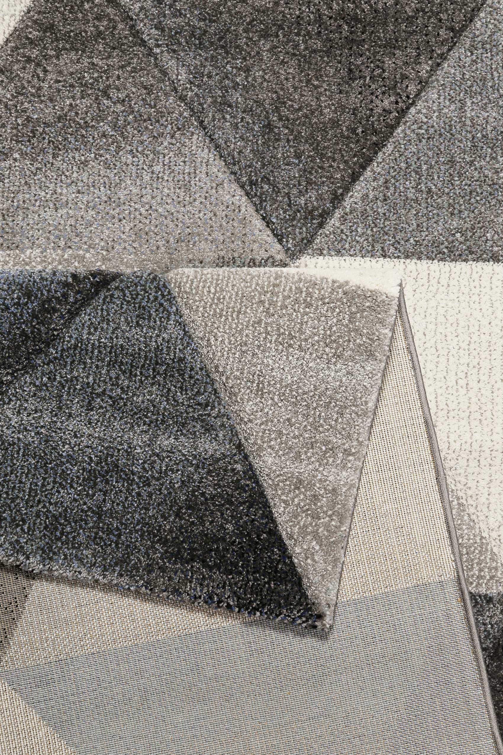 Teppich Grau Blau 