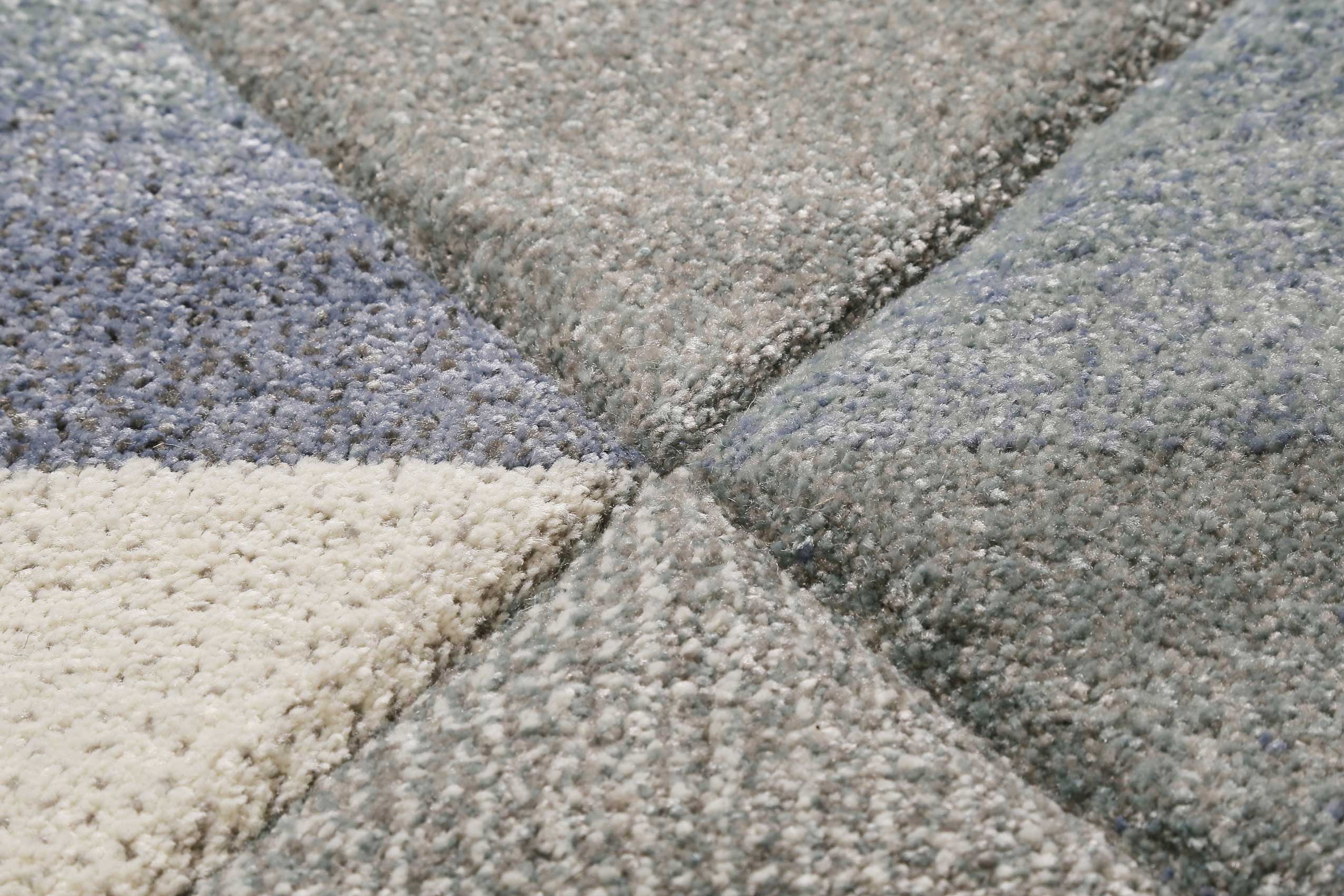 Teppich Grau Blau 