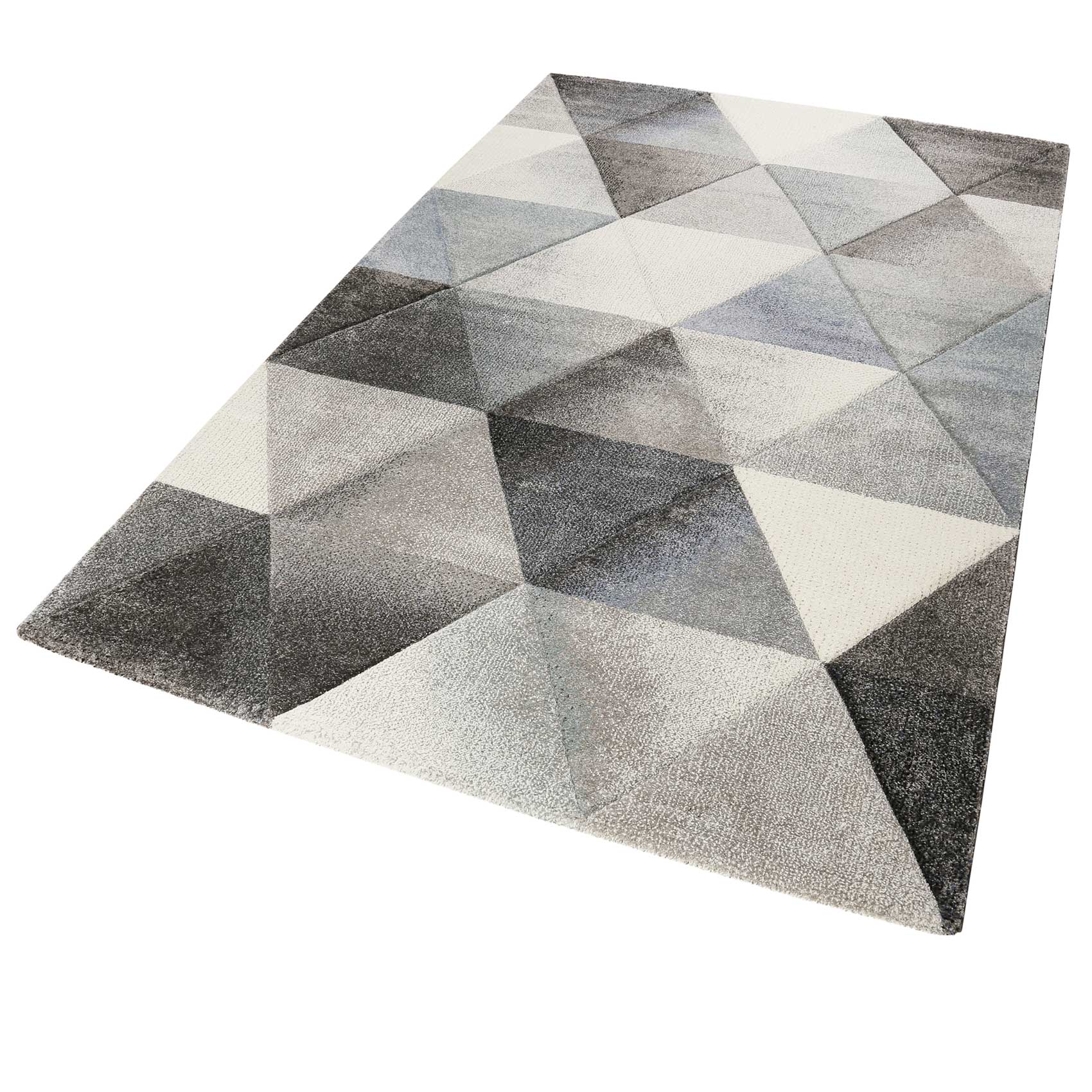 Teppich Grau Blau 