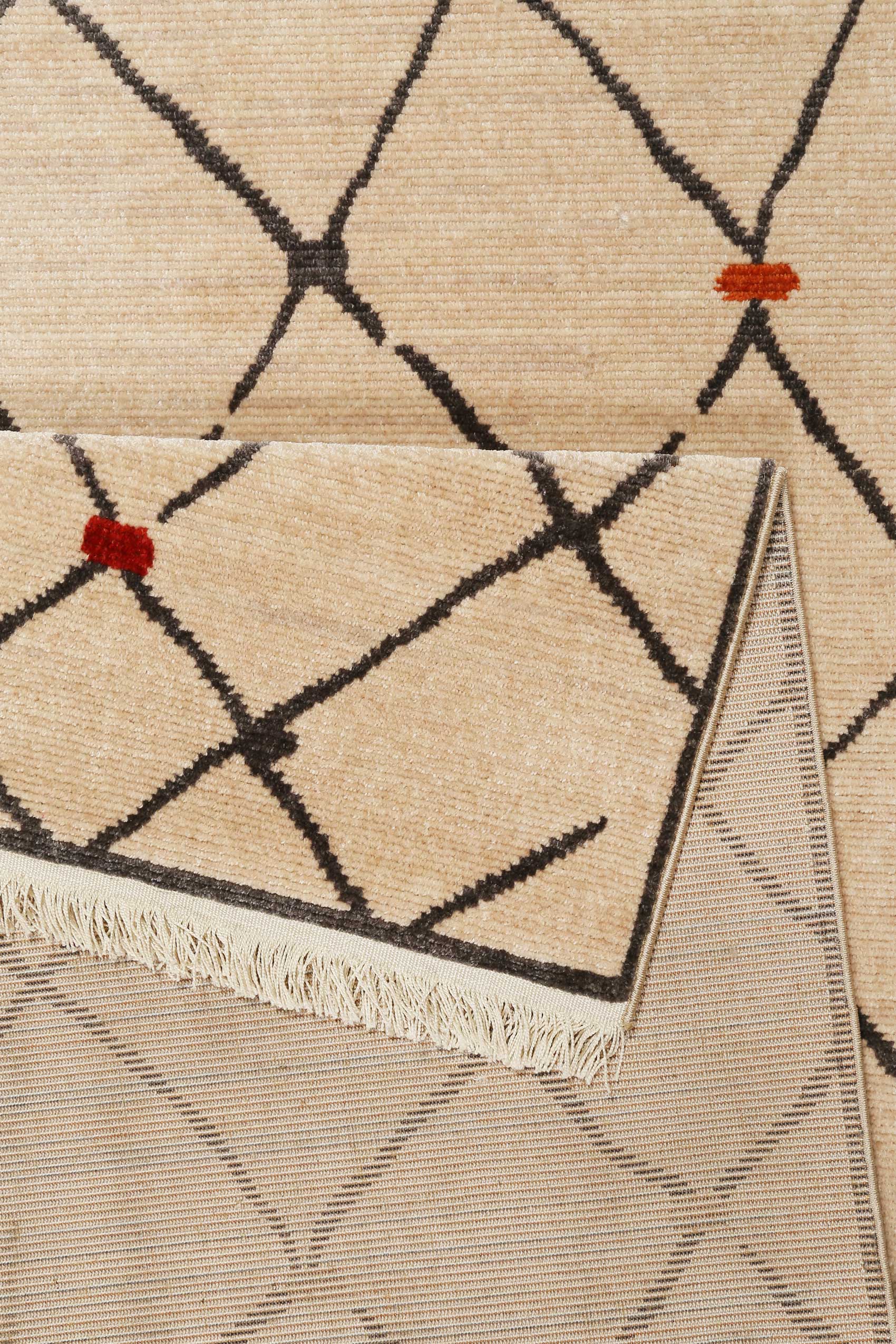 Teppich Beige Kurzflor B-Ware 