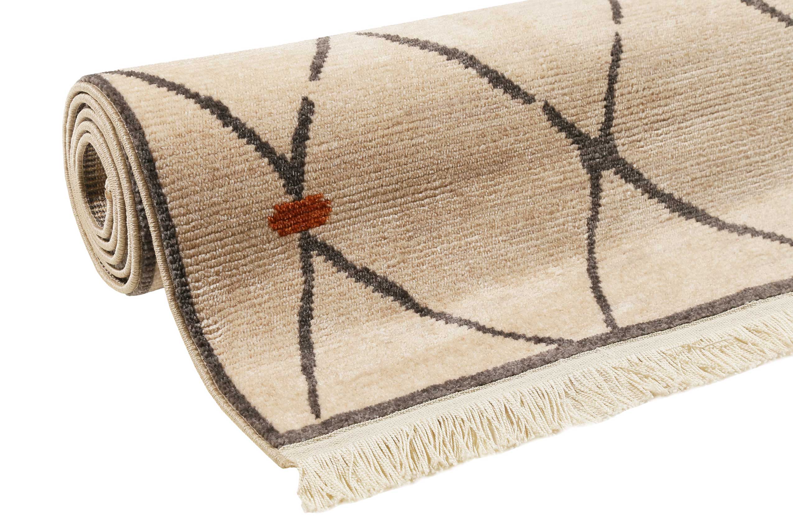 Teppich Beige Kurzflor B-Ware 
