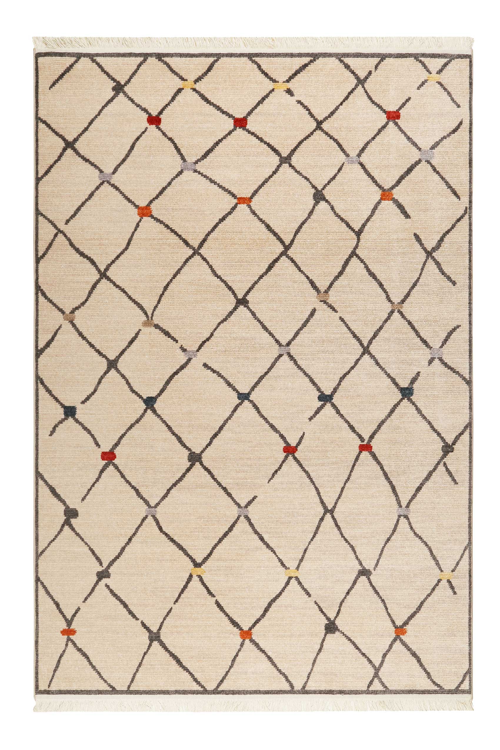 Teppich Beige Kurzflor B-Ware 
