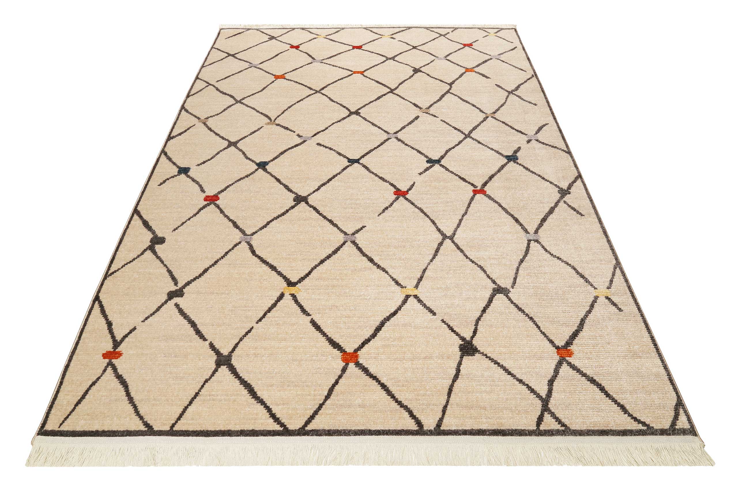 Teppich Beige Kurzflor B-Ware 