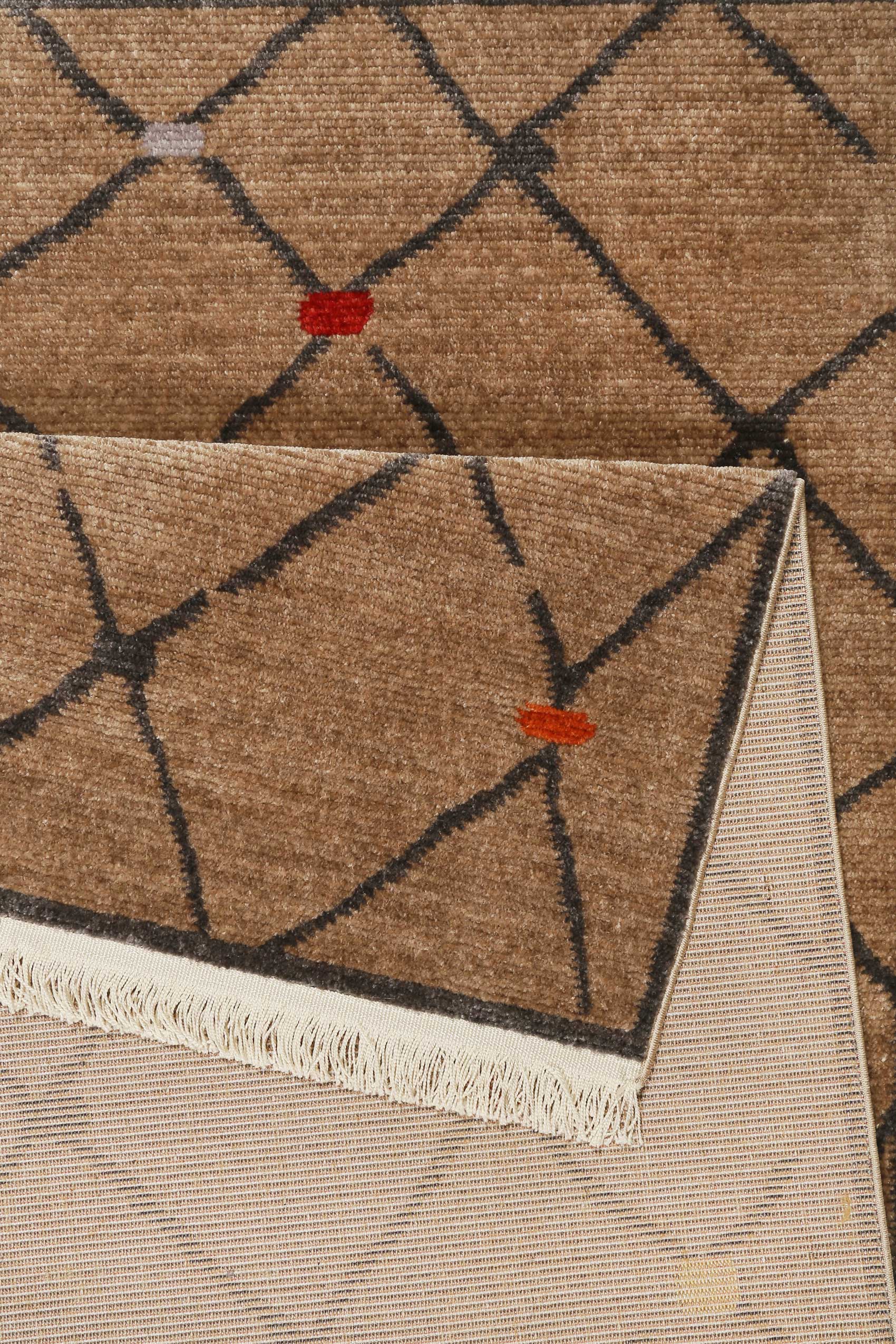 Teppich Braun Kurzflor B-Ware 