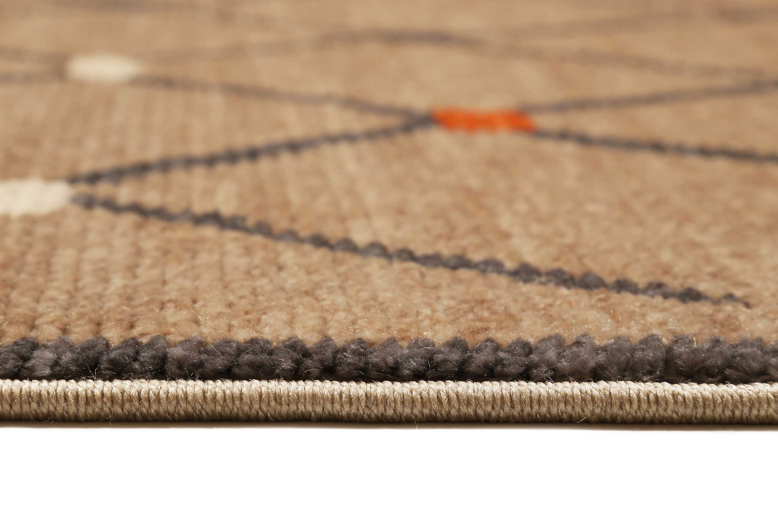 Teppich Braun Kurzflor B-Ware 