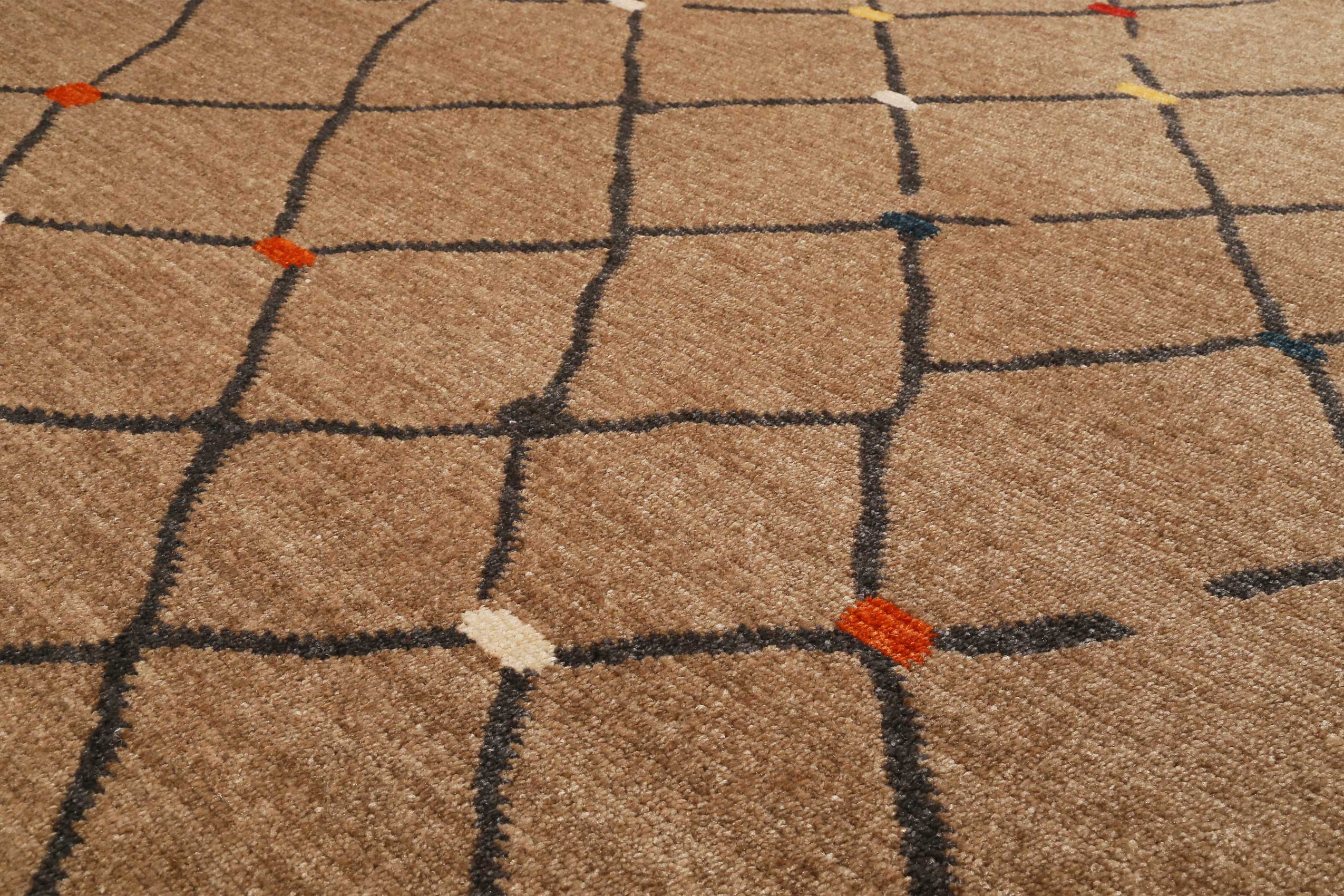 Teppich Braun Kurzflor B-Ware 