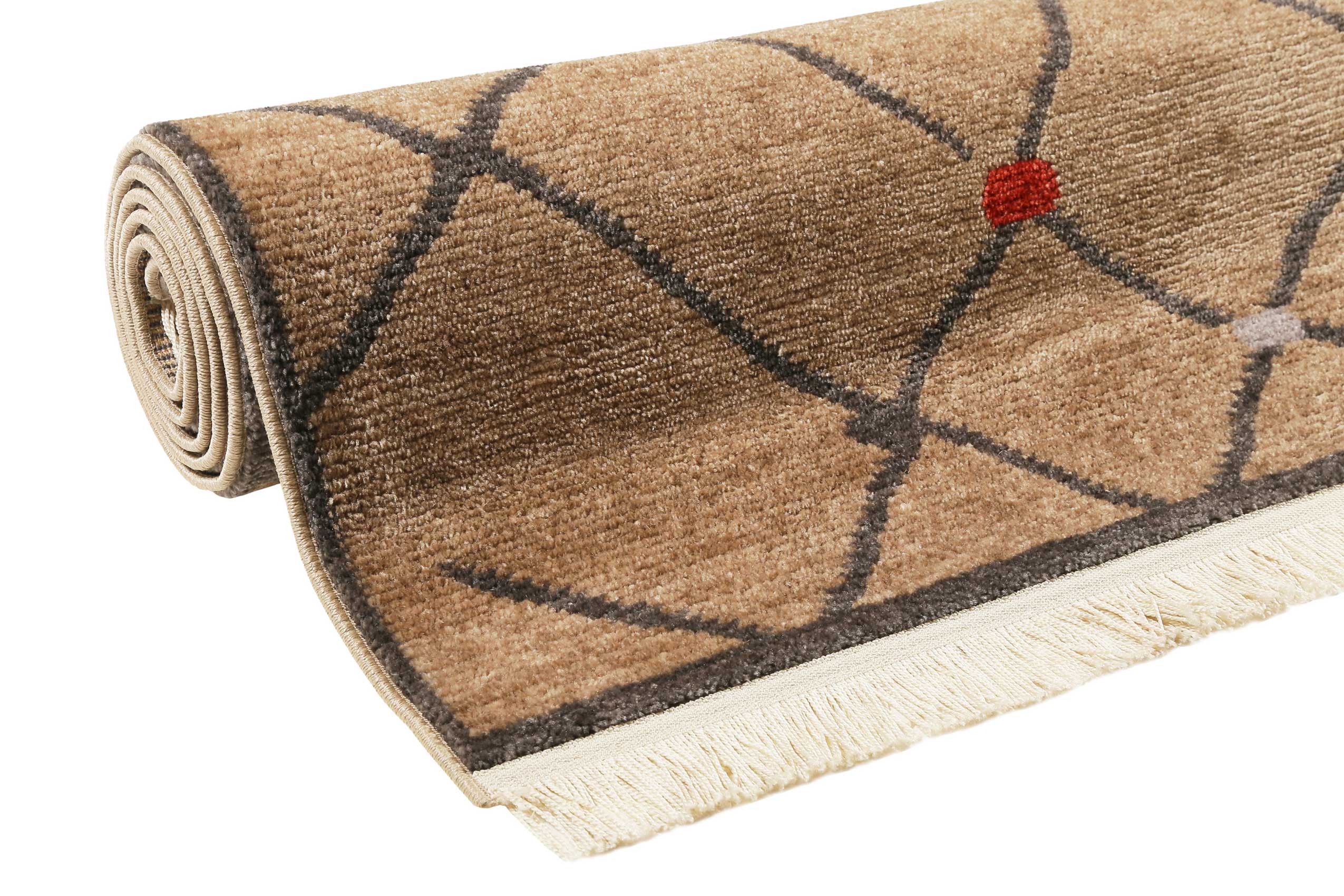 Teppich Braun Kurzflor B-Ware 