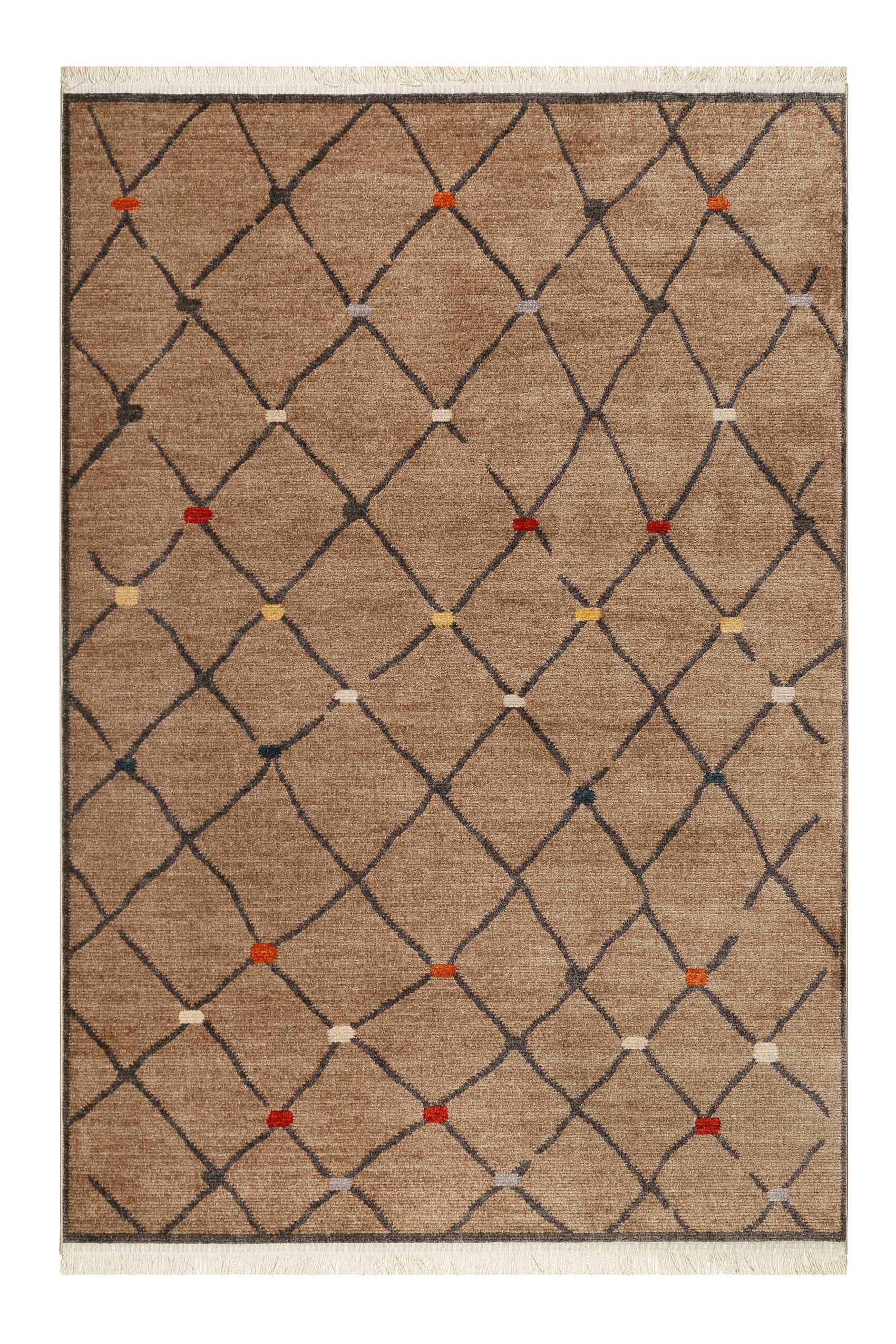 Teppich Braun Kurzflor B-Ware 