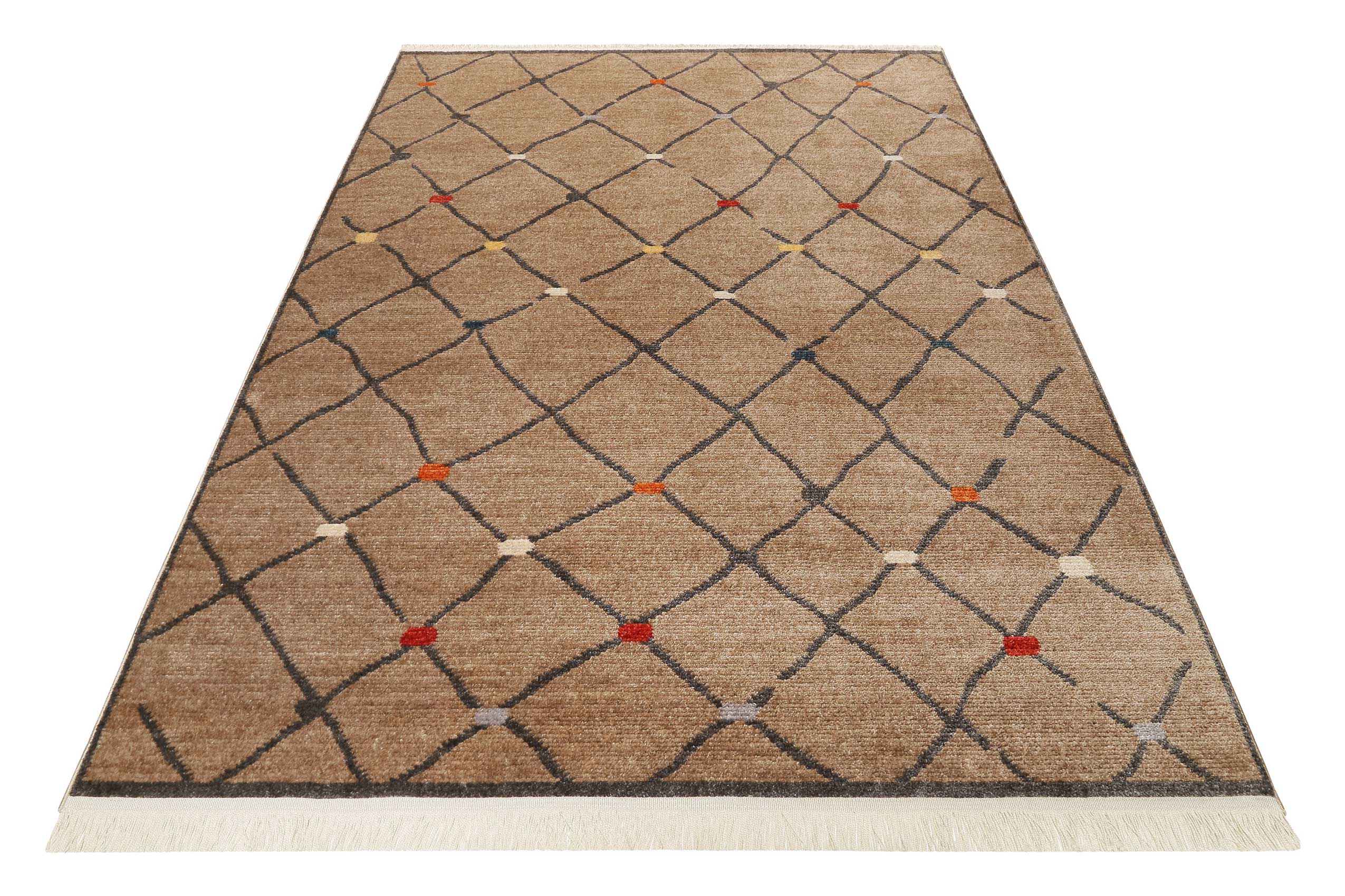 Teppich Braun Kurzflor B-Ware 