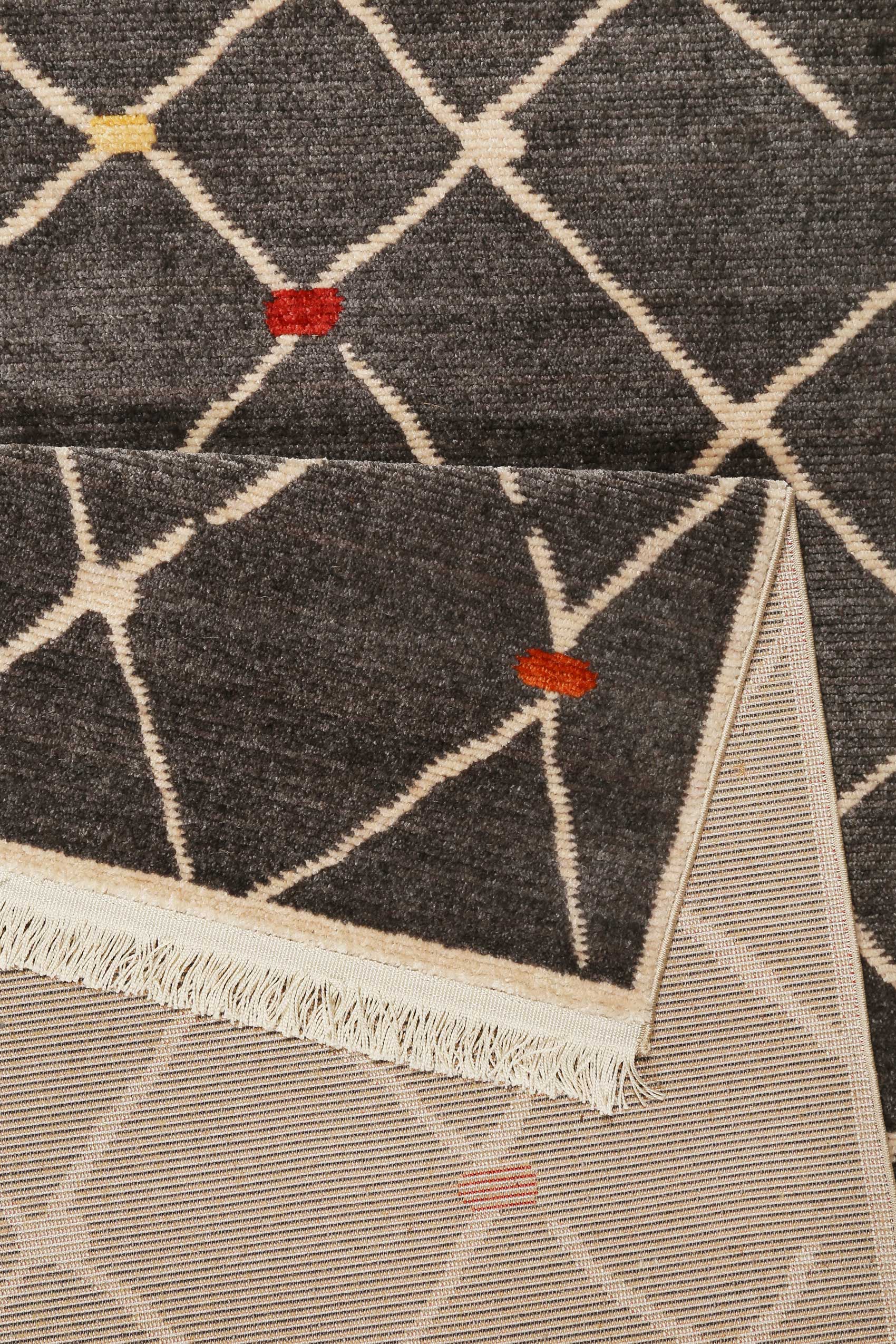 Teppich Dunkelgrau Kurzflor B-Ware 