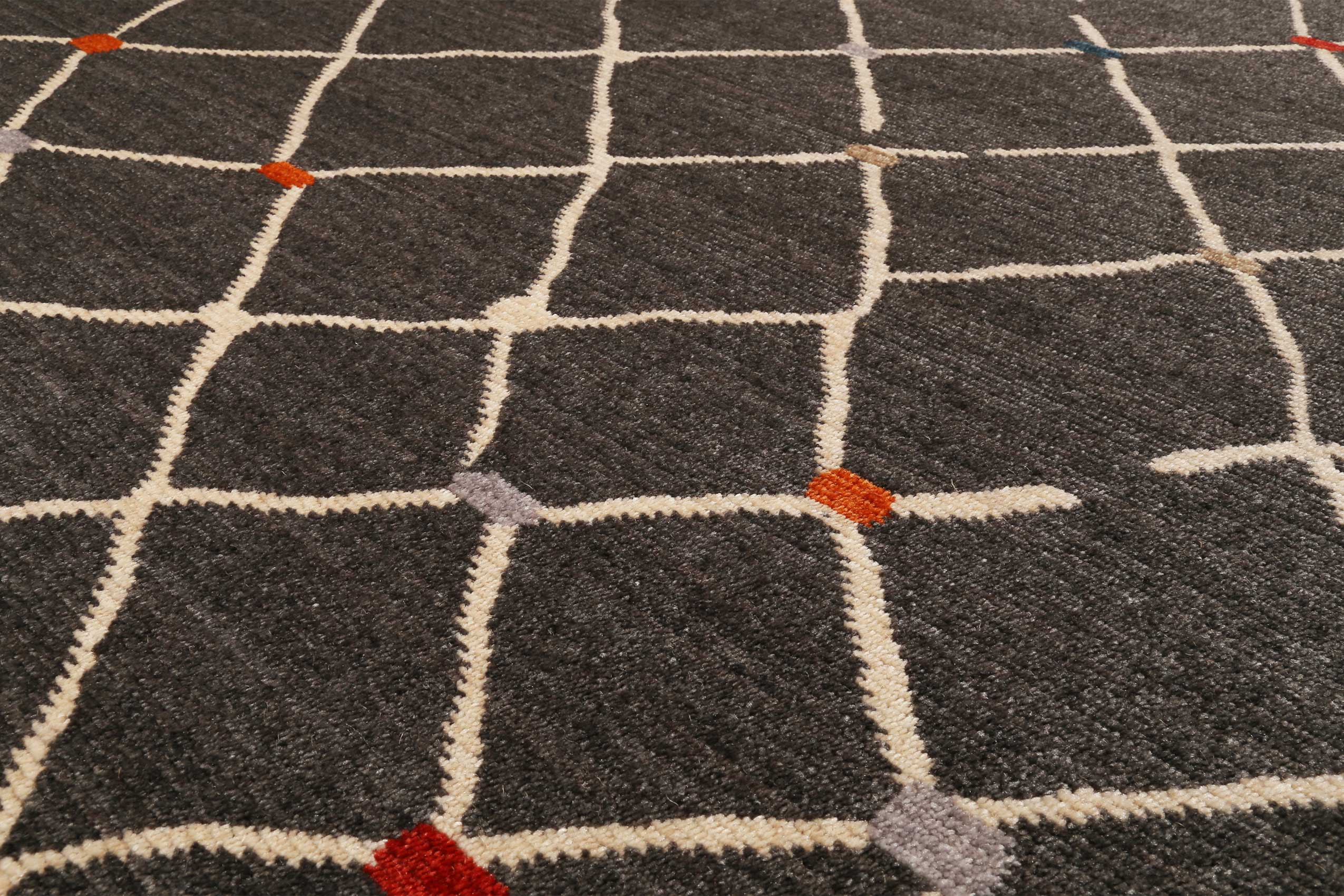 Teppich Dunkelgrau Kurzflor B-Ware 