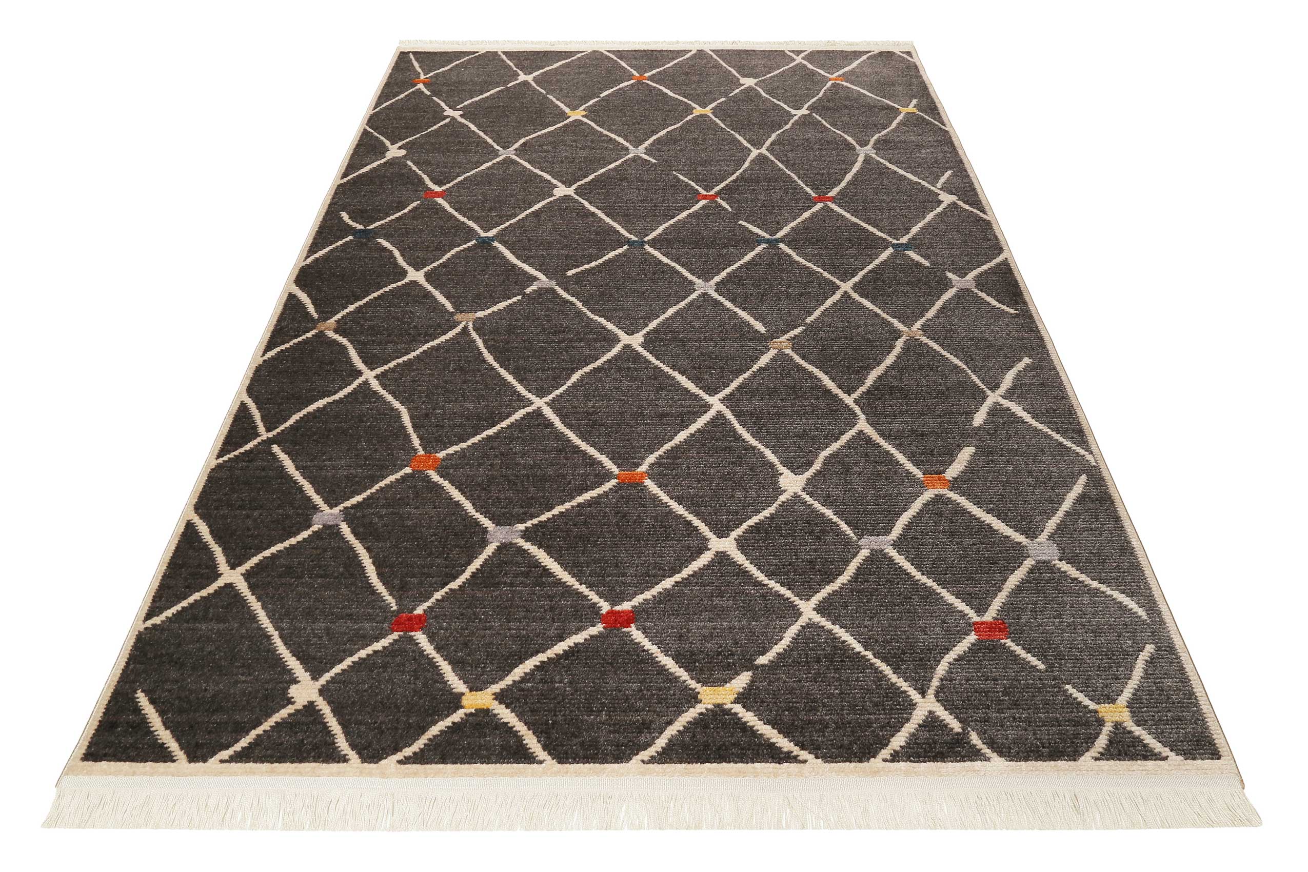 Teppich Dunkelgrau Kurzflor B-Ware 