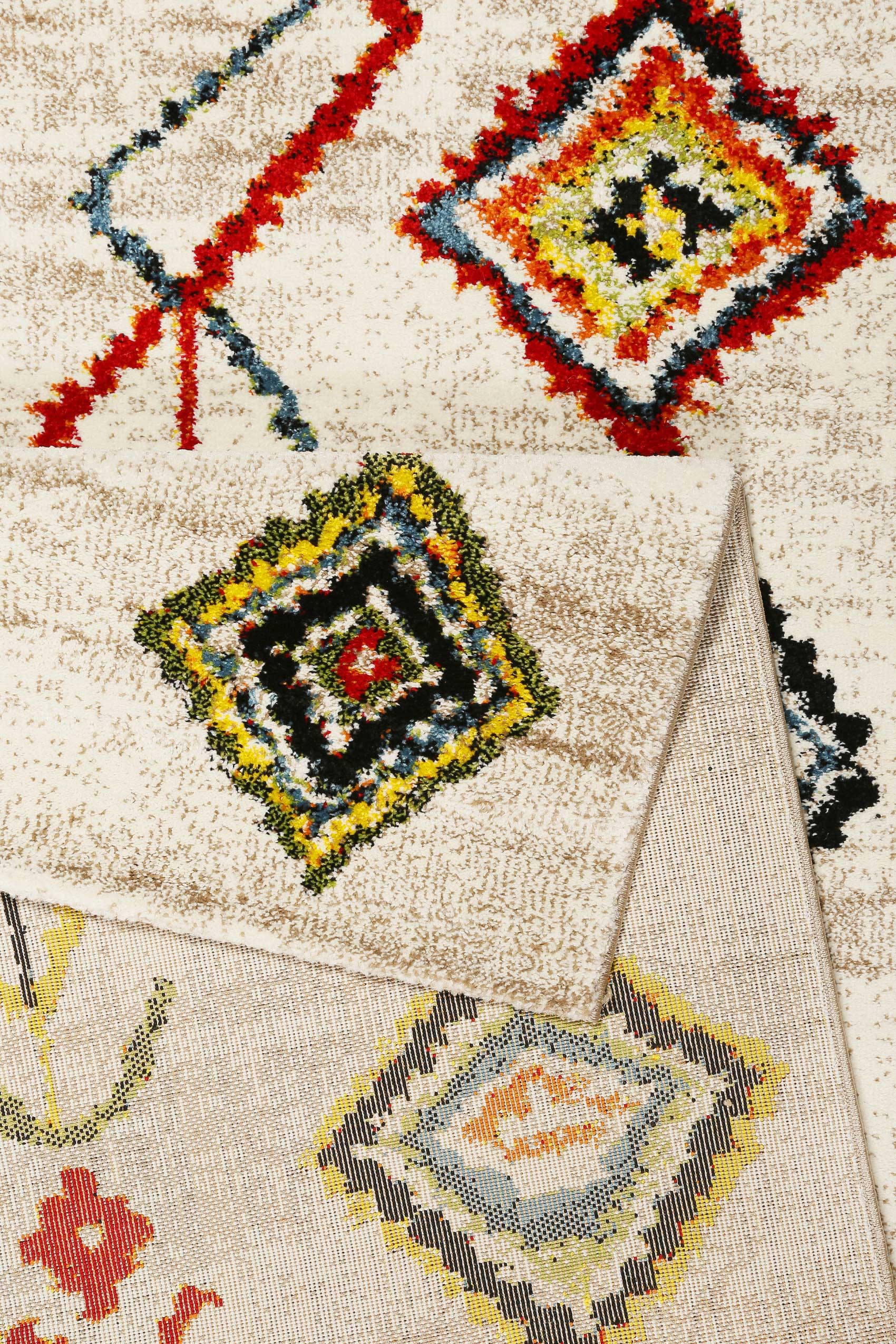 Teppich Beige Bunt Kurzflor » Medina & Colorful Marrakesh « WECONhome - Ansicht 3