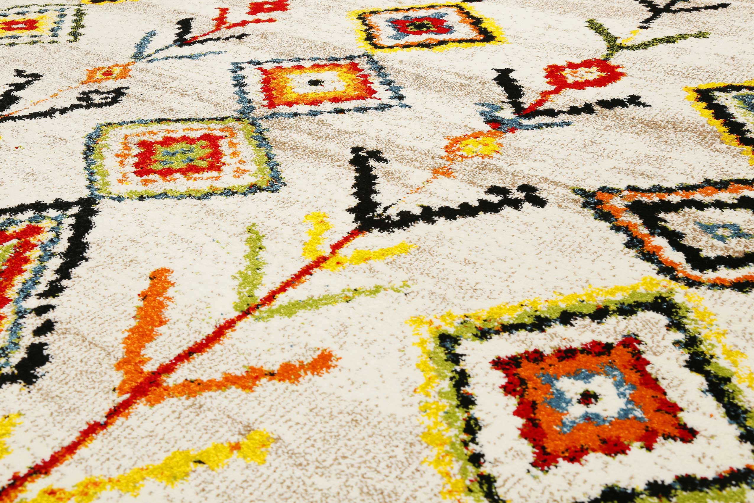 Teppich Beige Bunt Kurzflor » Medina & Colorful Marrakesh « WECONhome - Ansicht 5