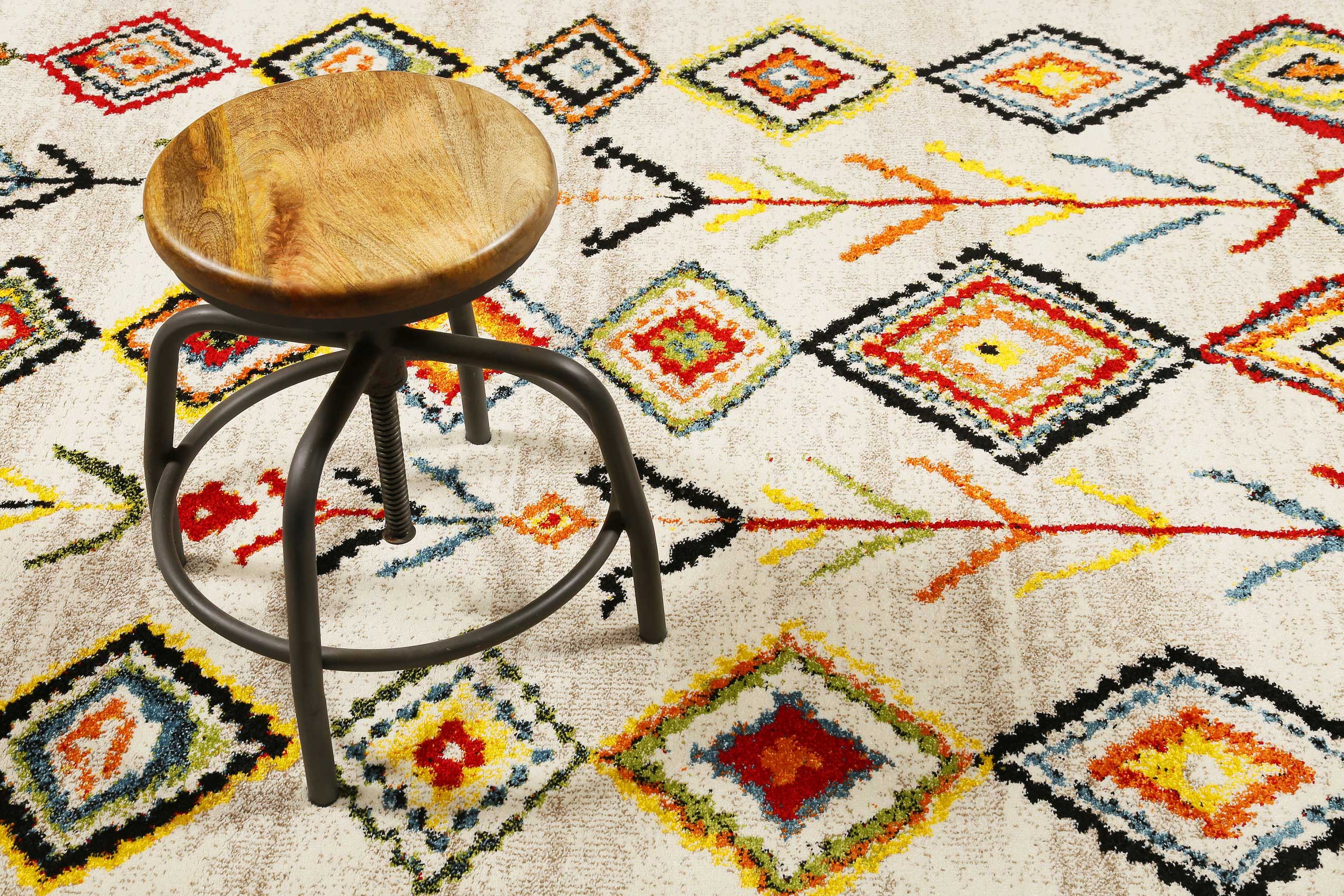 Teppich Beige Bunt Kurzflor » Medina & Colorful Marrakesh « WECONhome - Ansicht 6