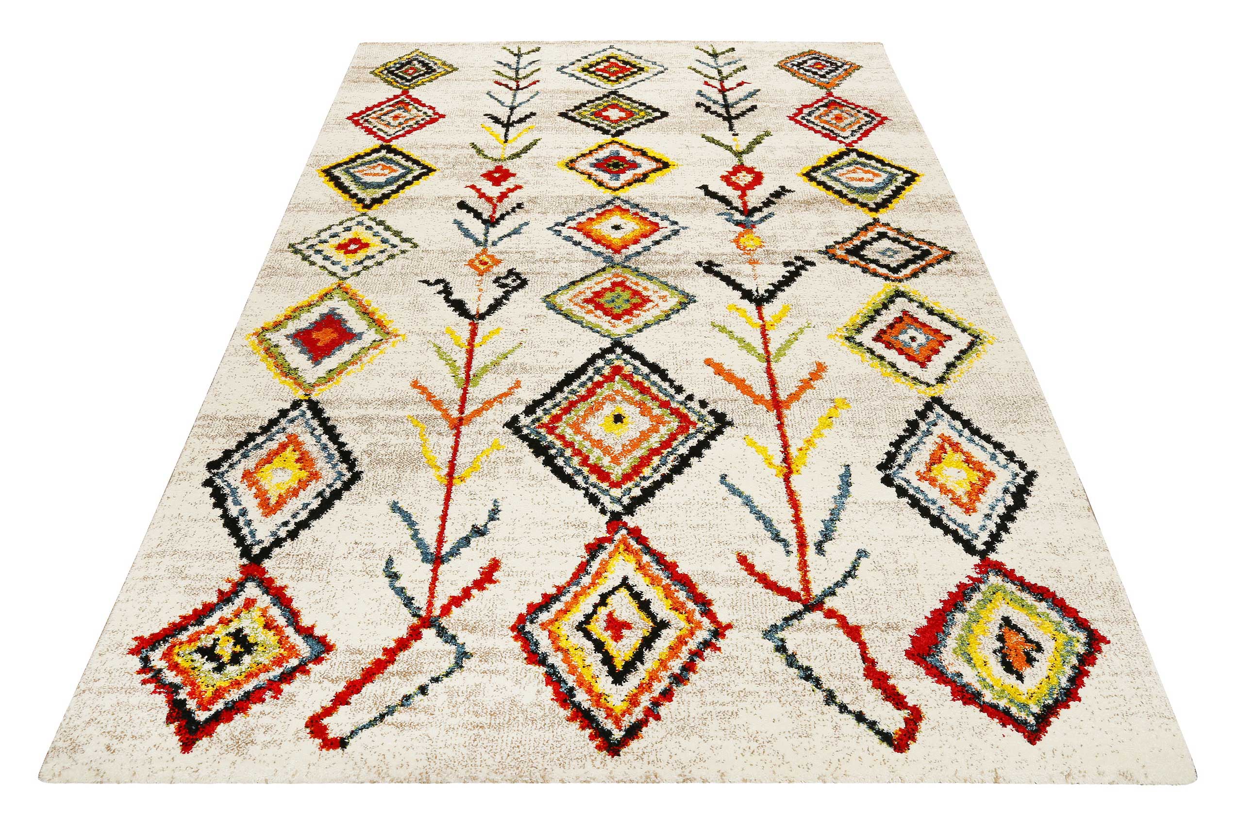 Teppich Beige Bunt Kurzflor » Medina & Colorful Marrakesh « WECONhome - Ansicht 2